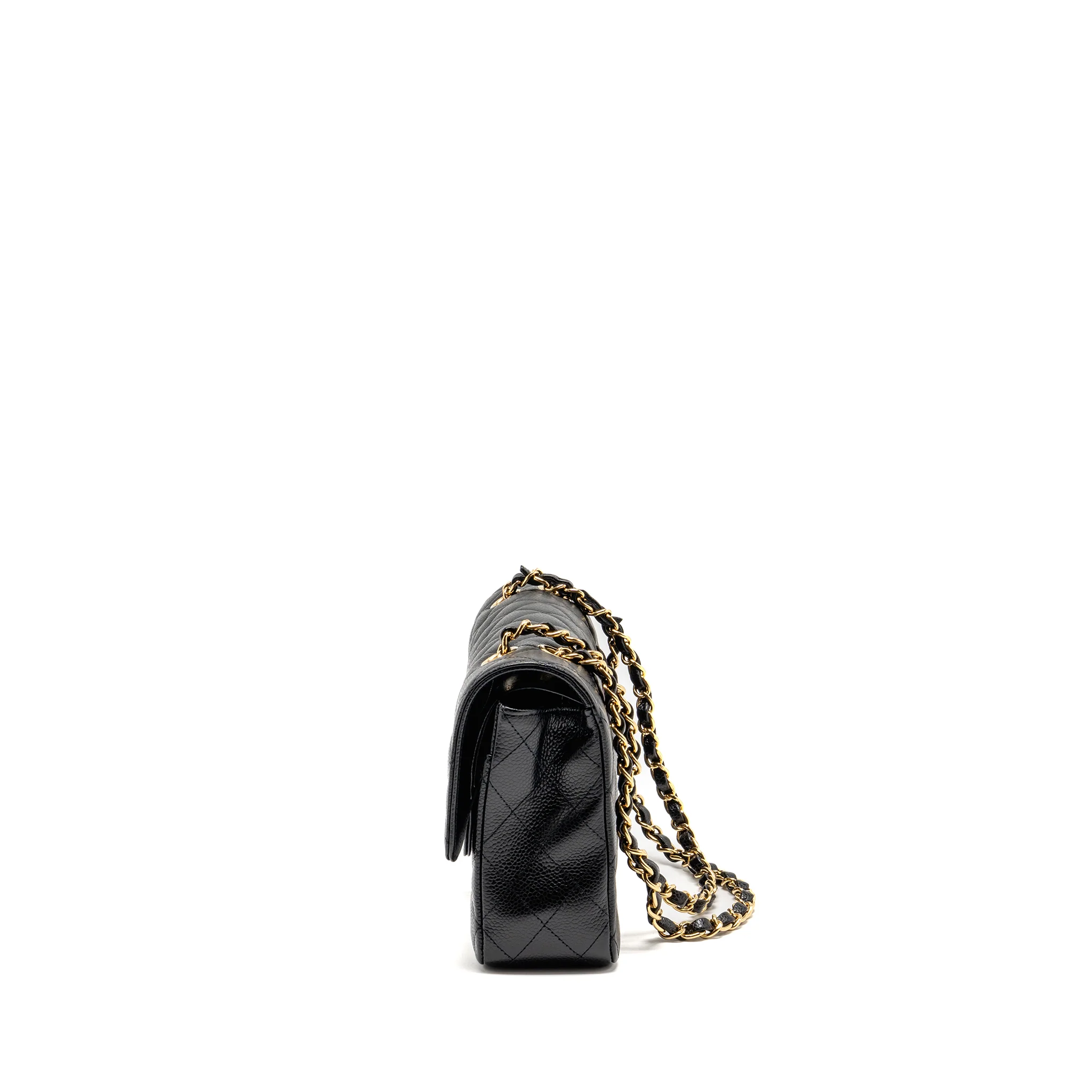 Chanel Medium Classic Double Flap Bag Caviar Black LGHW - Image 4