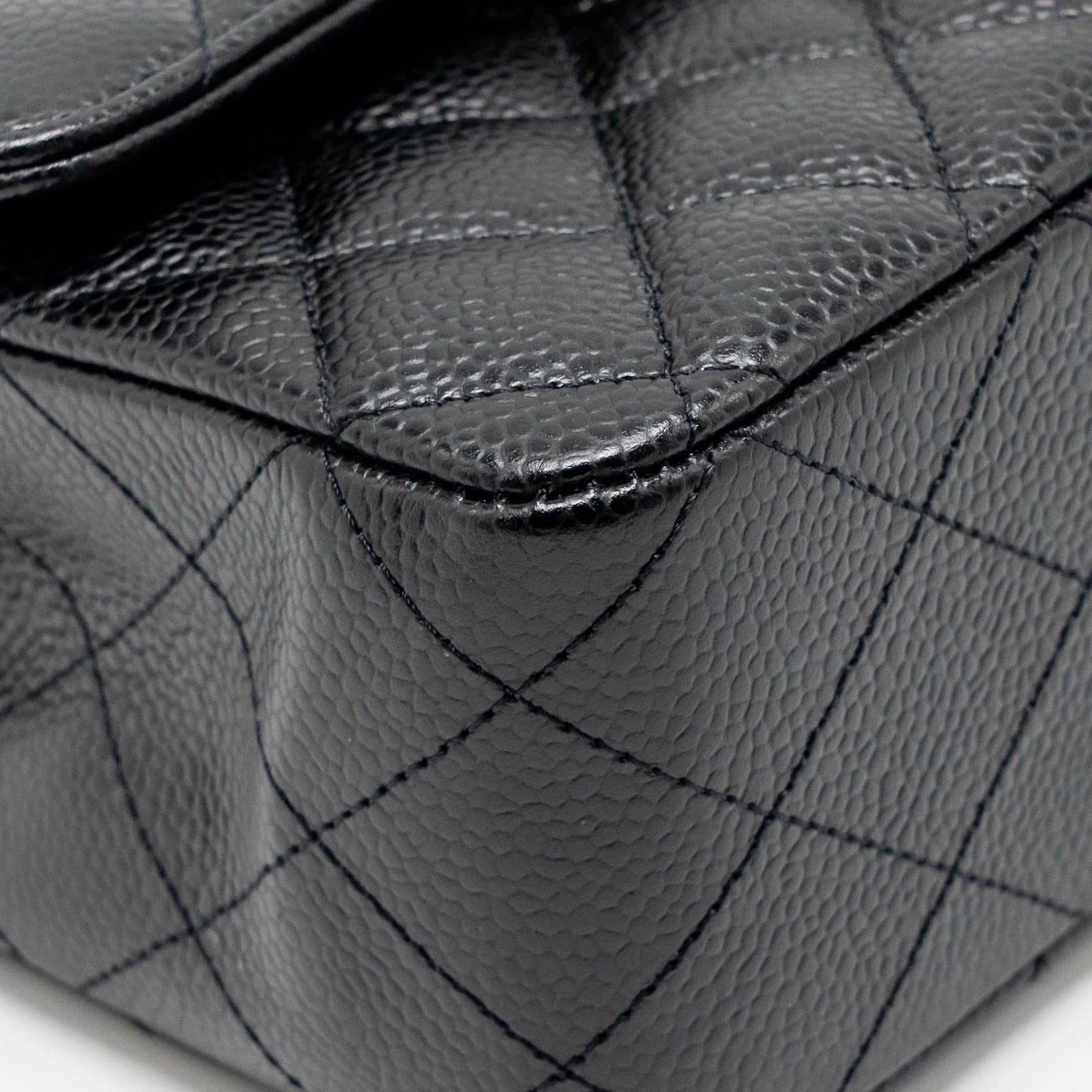 Chanel Medium Classic Double Flap Bag Caviar Black LGHW - Image 7