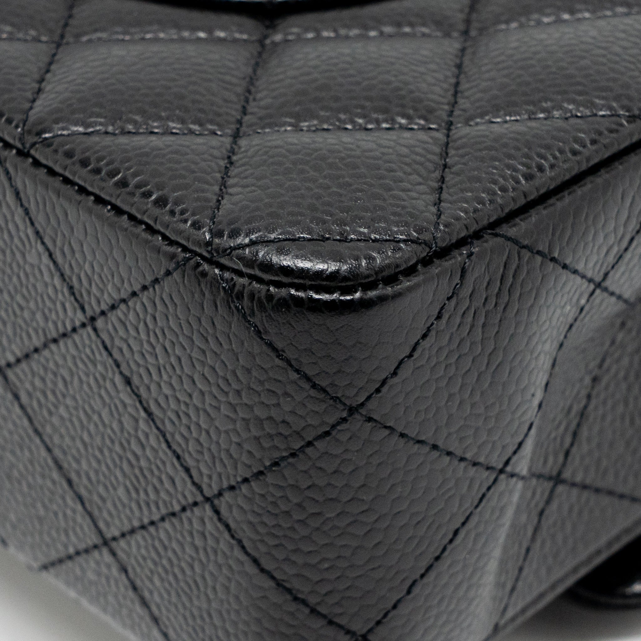 Chanel Medium Classic Double Flap Bag Caviar Black LGHW - Image 9