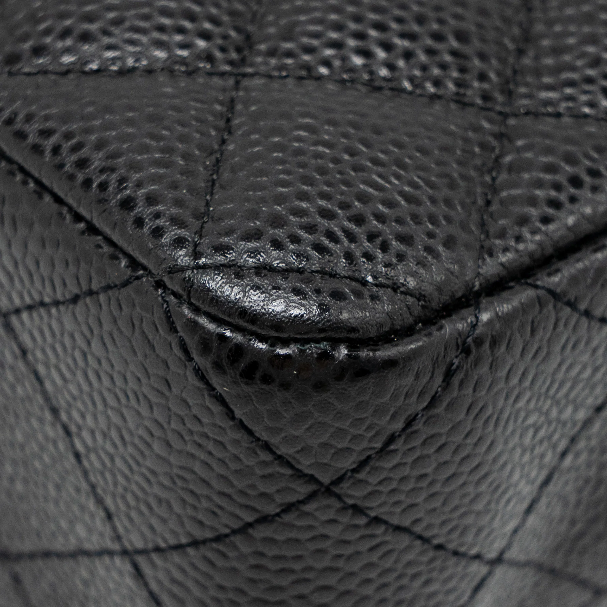Chanel Medium Classic Double Flap Bag Caviar Black SHW - Image 10