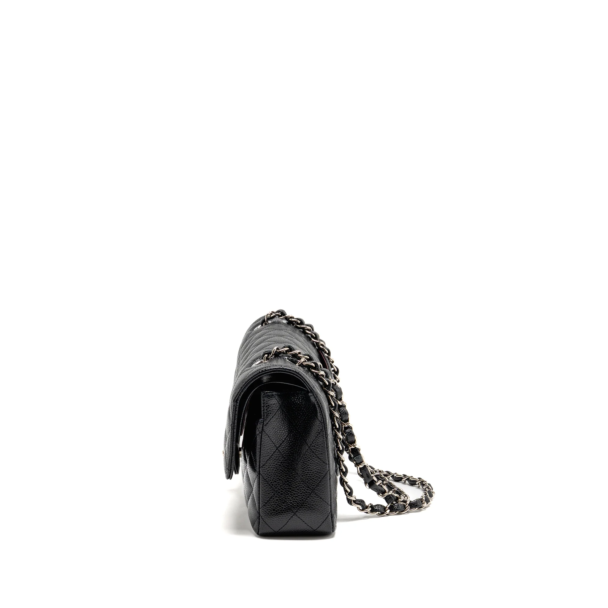 Chanel Medium Classic Double Flap Bag Caviar Black SHW - Image 4