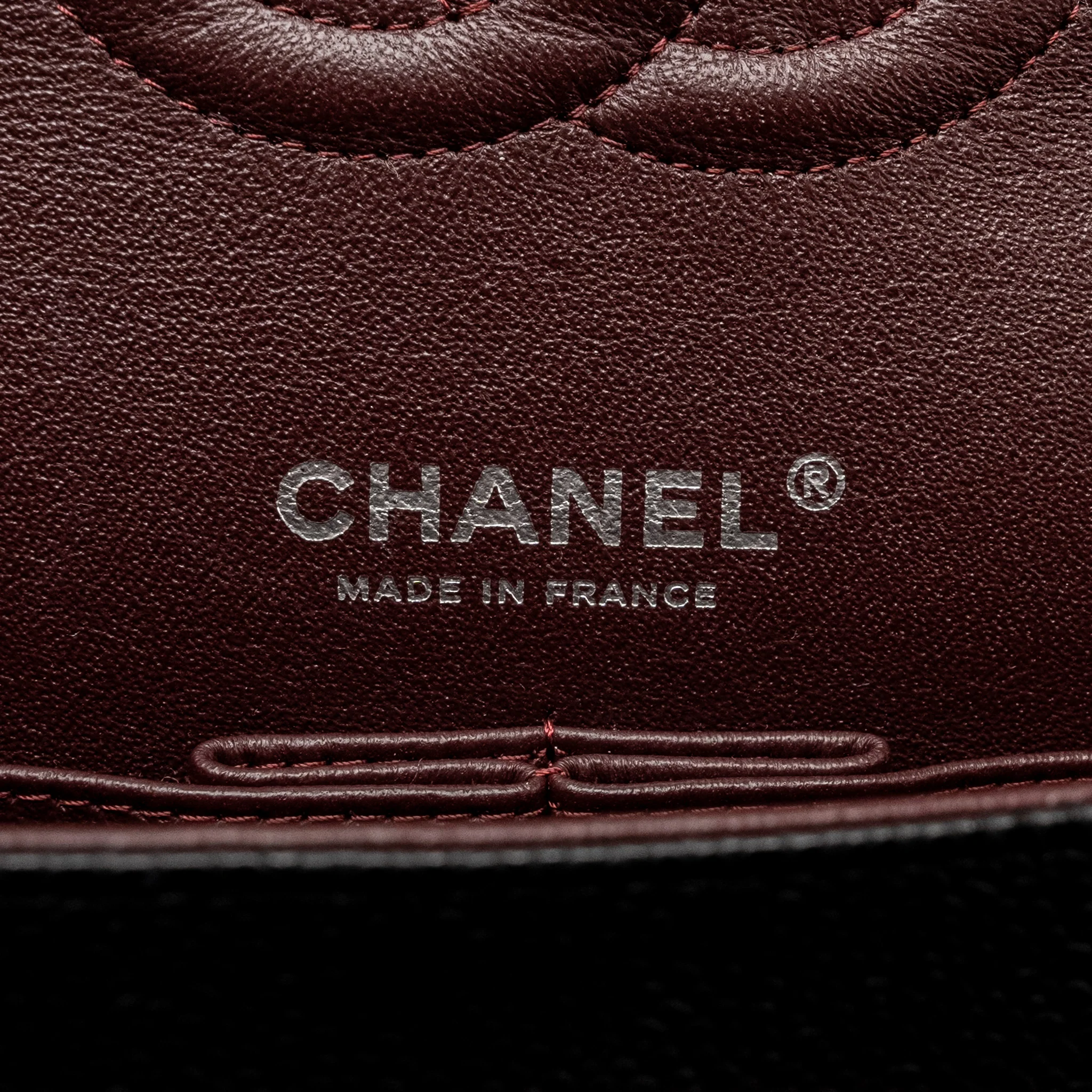 Chanel Medium Classic Double FLAP Bag Caviar Black SHW - Image 16