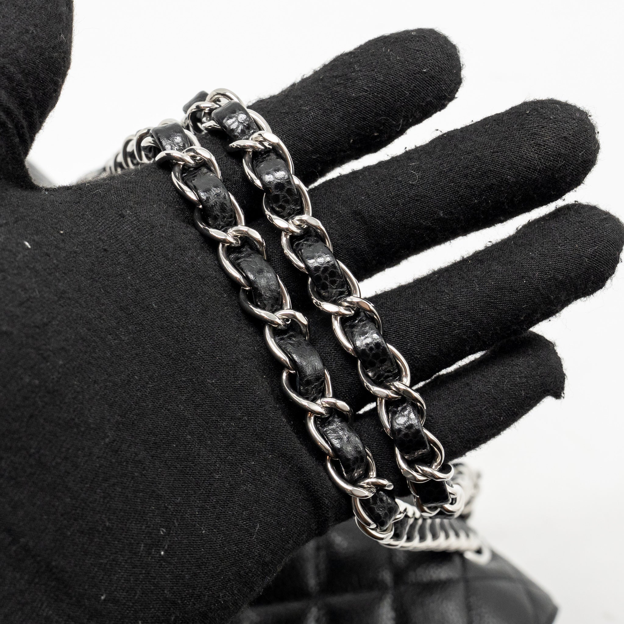 Chanel MEDIUM Classic Double Flap Bag Caviar Black SHW (Microchip) - Image 19
