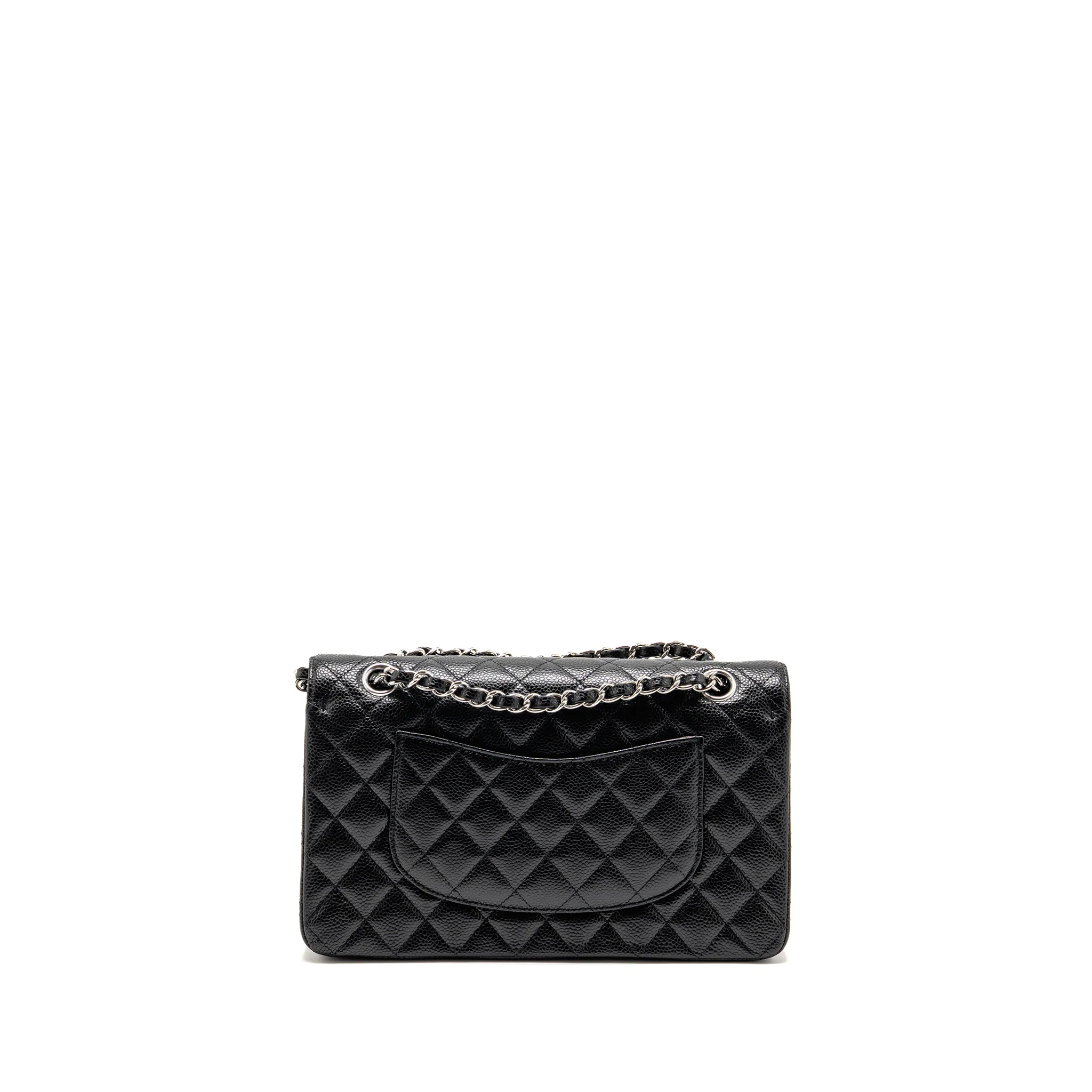 Chanel MEDIUM Classic Double Flap Bag Caviar Black SHW (Microchip) - Image 2