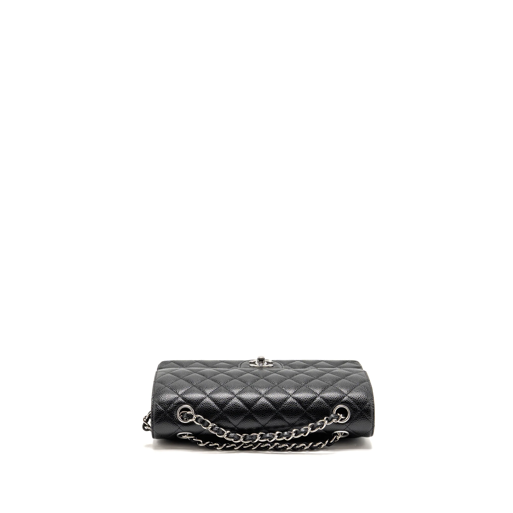 Chanel MEDIUM Classic Double Flap Bag Caviar Black SHW (Microchip) - Image 5