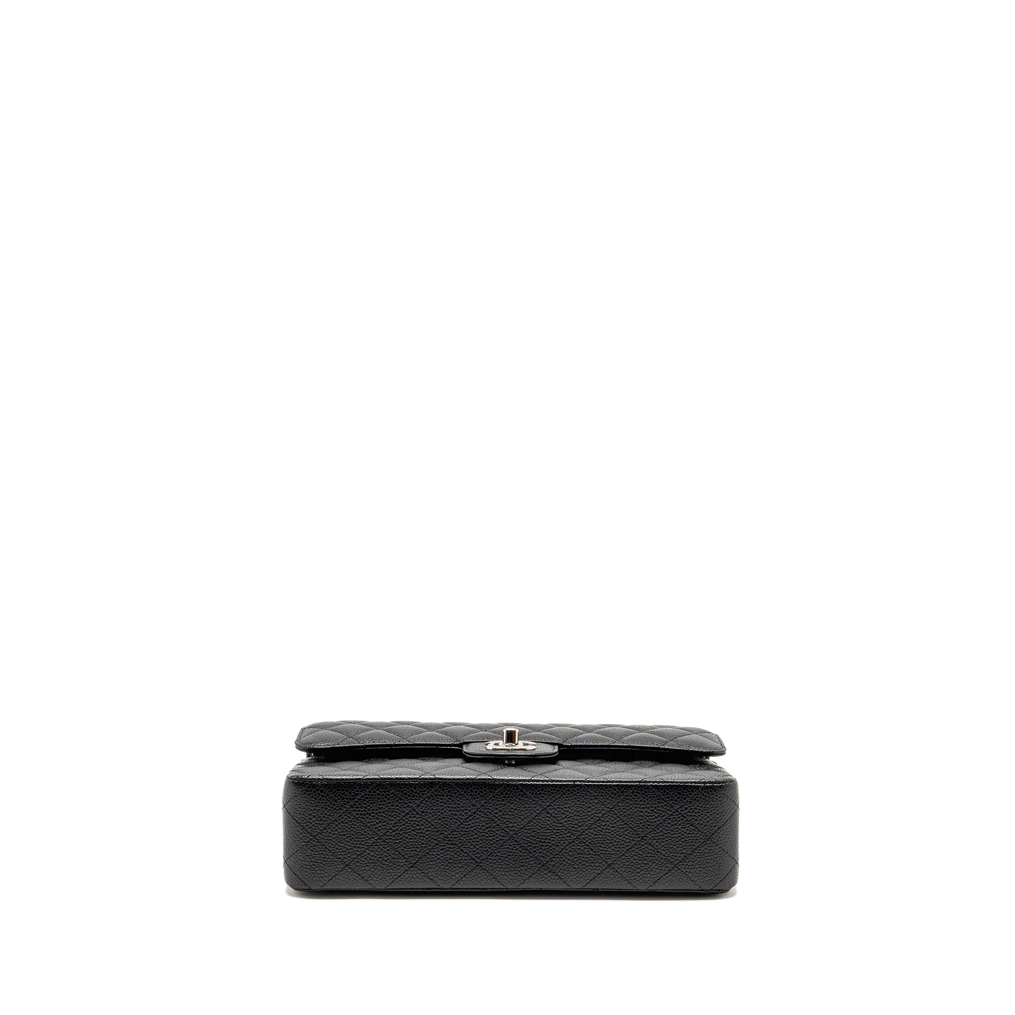 Chanel MEDIUM Classic Double Flap Bag Caviar Black SHW (Microchip) - Image 6