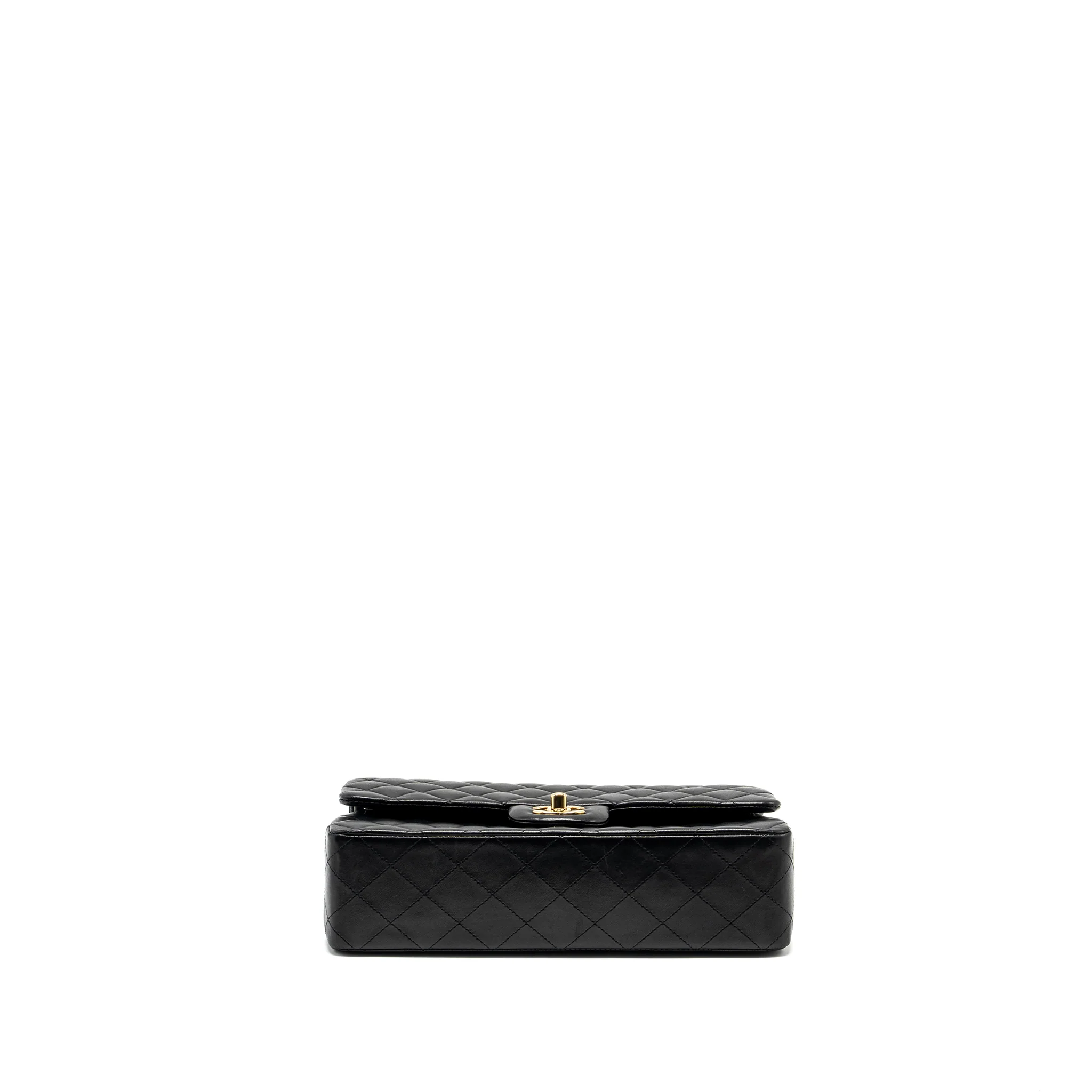 Chanel Medium Classic Double Flap Bag lambskin black GHW - Image 5