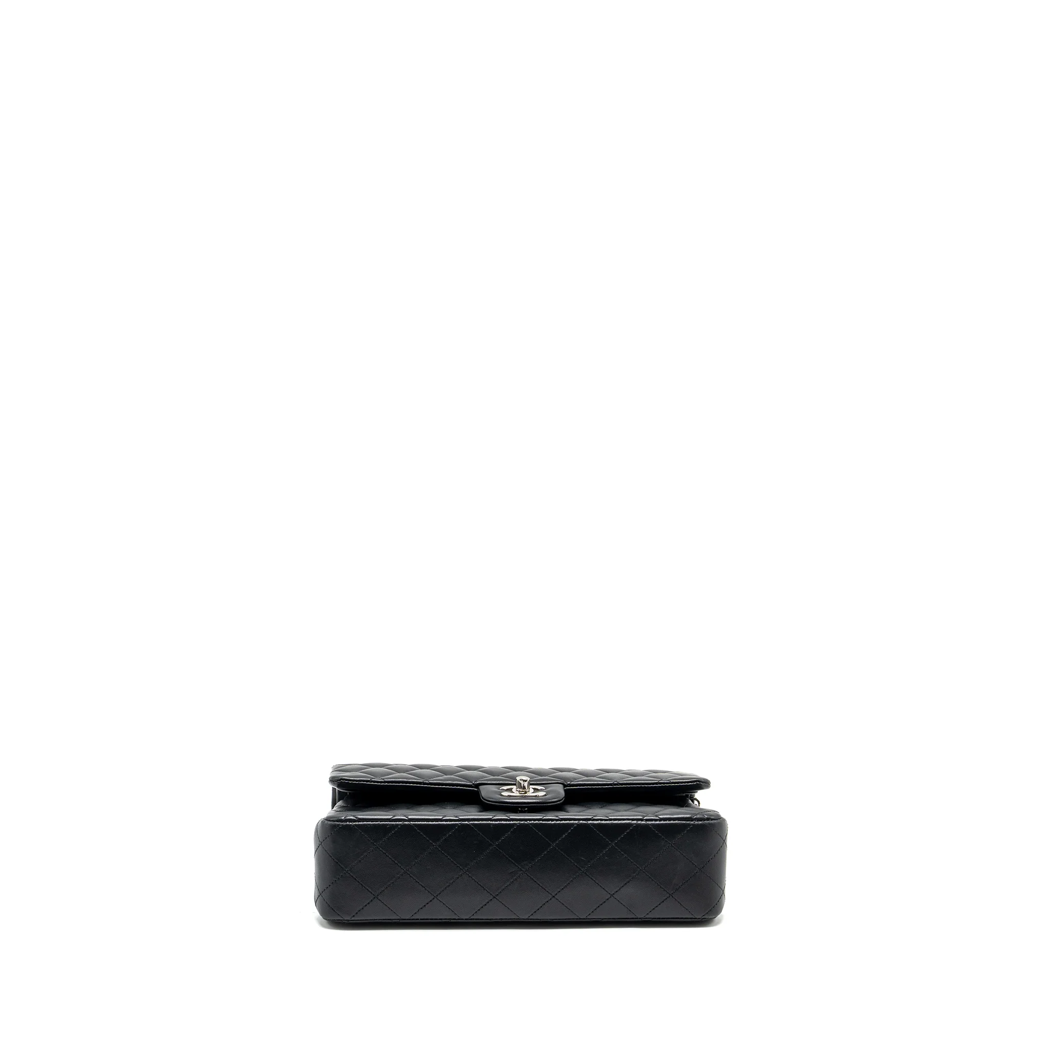 Chanel Medium Classic Double Flap Bag Lambskin Black SHW - Image 5