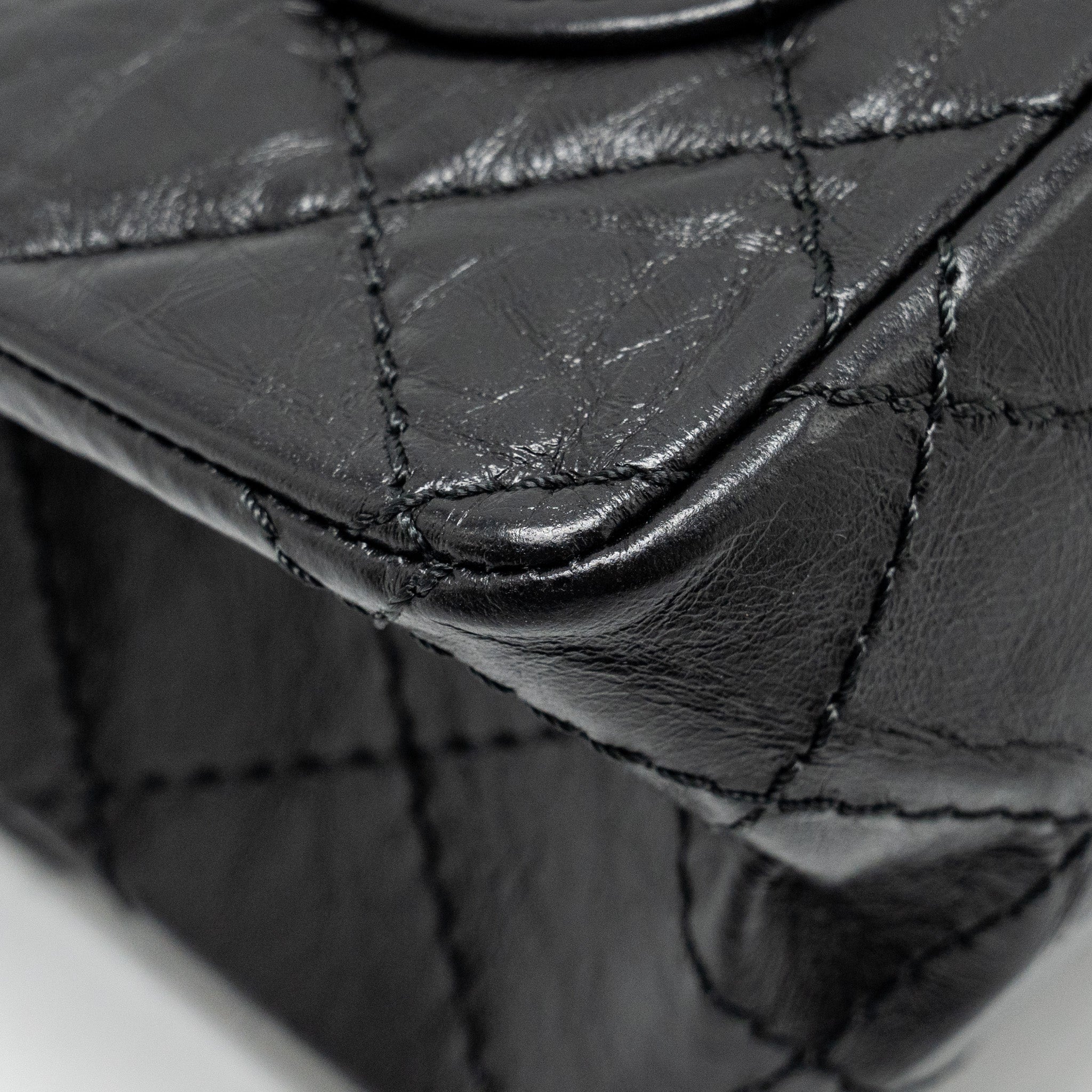 Chanel Mini 2.55 Reissue Aged Calfskin Black GHW - Image 10