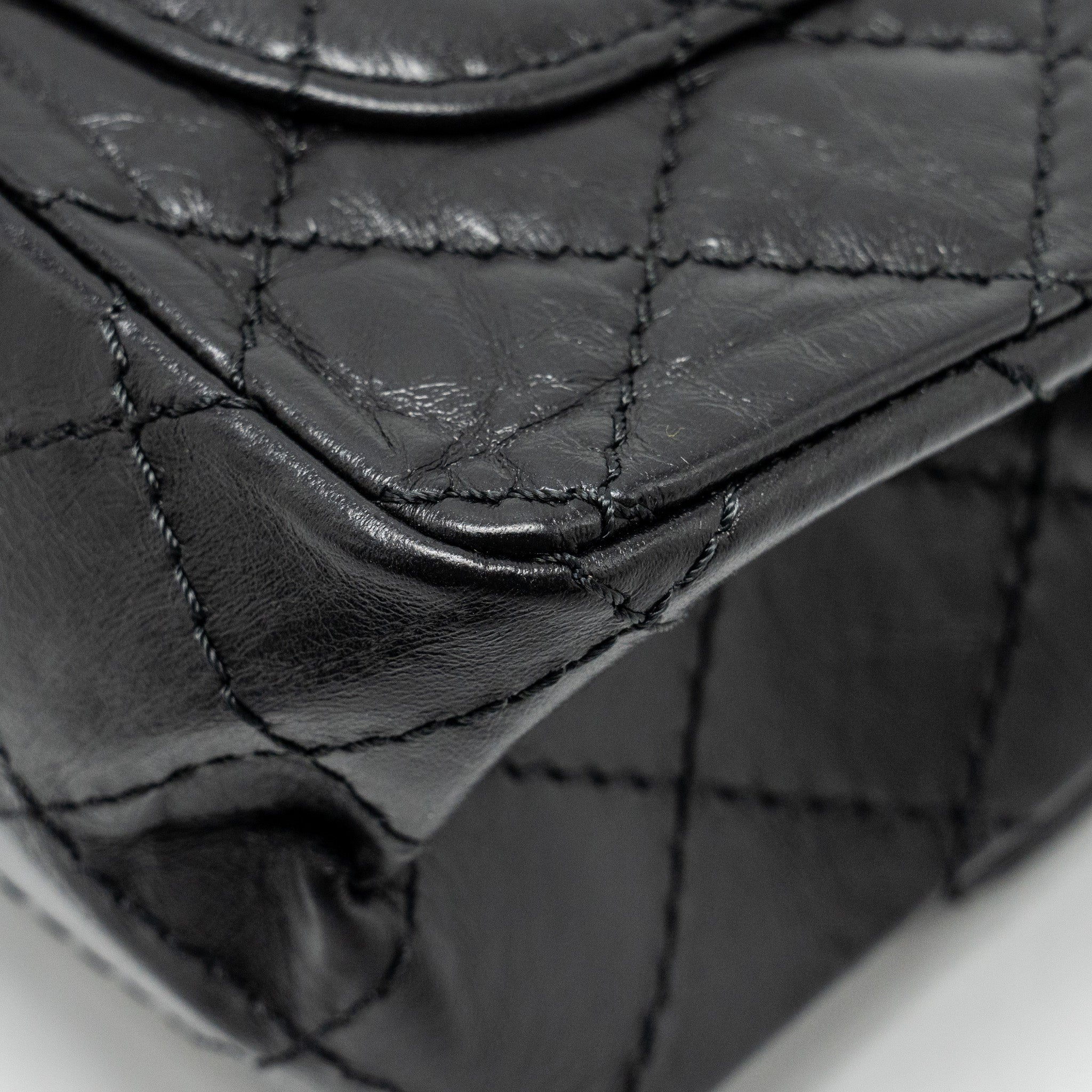 Chanel Mini 2.55 Reissue Aged Calfskin Black GHW - Image 11
