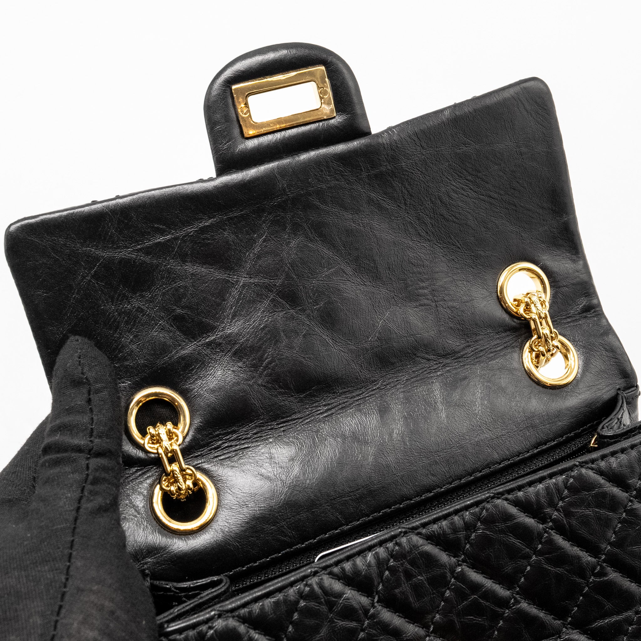 Chanel Mini 2.55 Reissue Aged Calfskin Black GHW - Image 14
