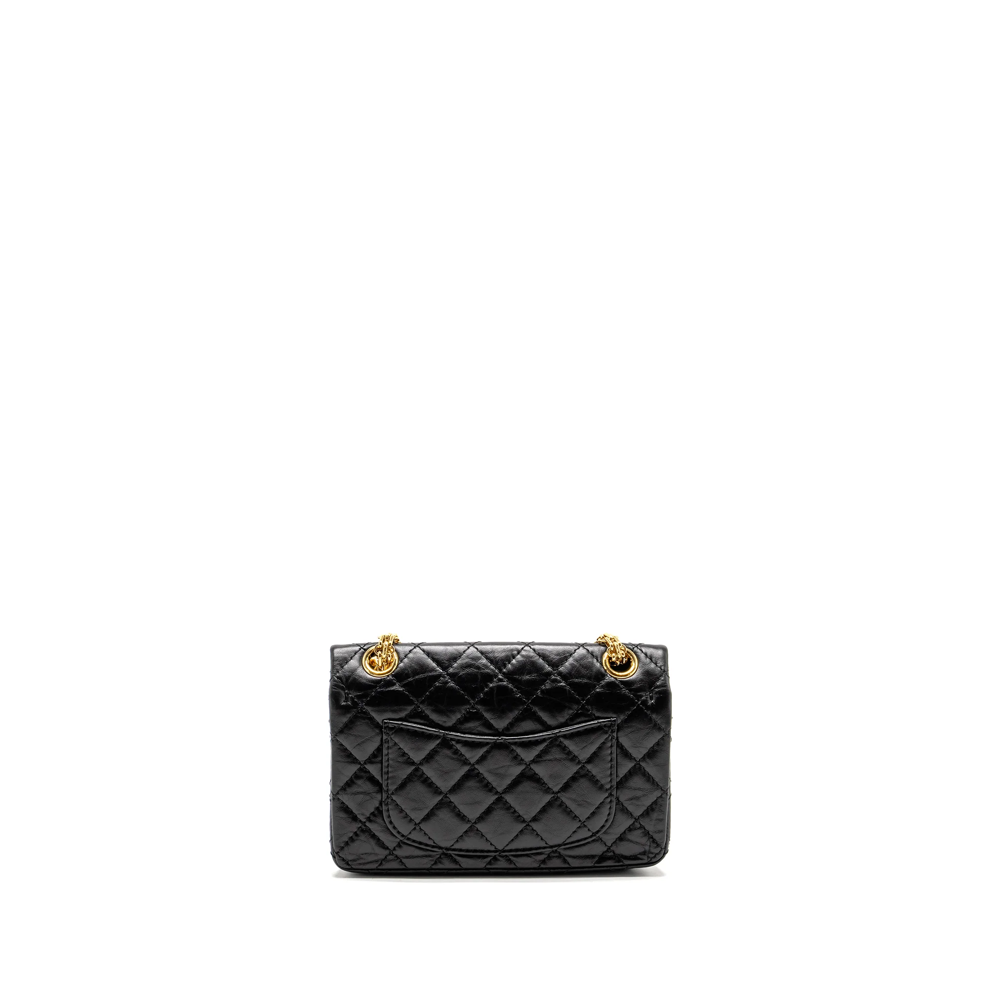 Chanel Mini 2.55 Reissue Aged Calfskin Black GHW - Image 2