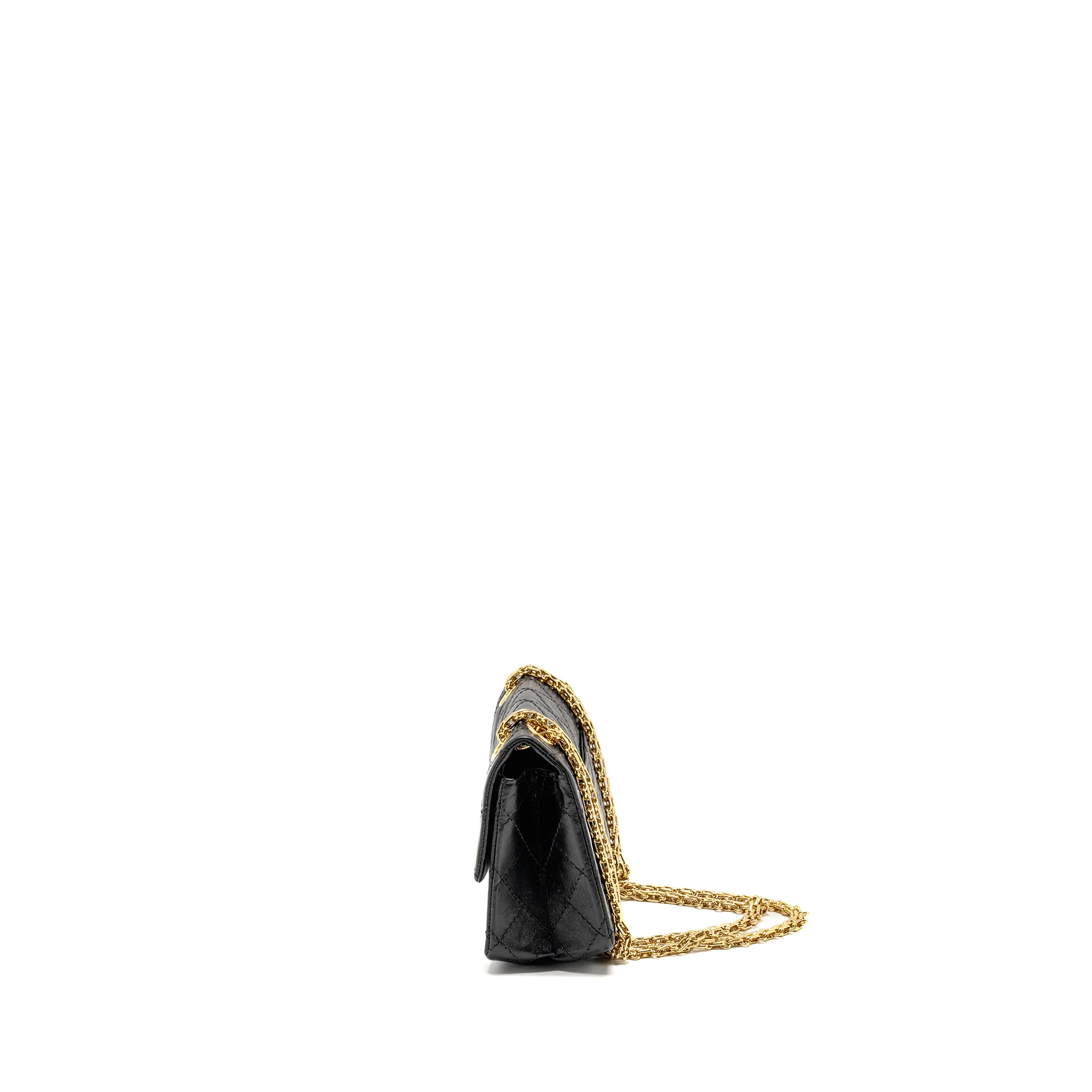 Chanel Mini 2.55 Reissue Aged Calfskin Black GHW - Image 4