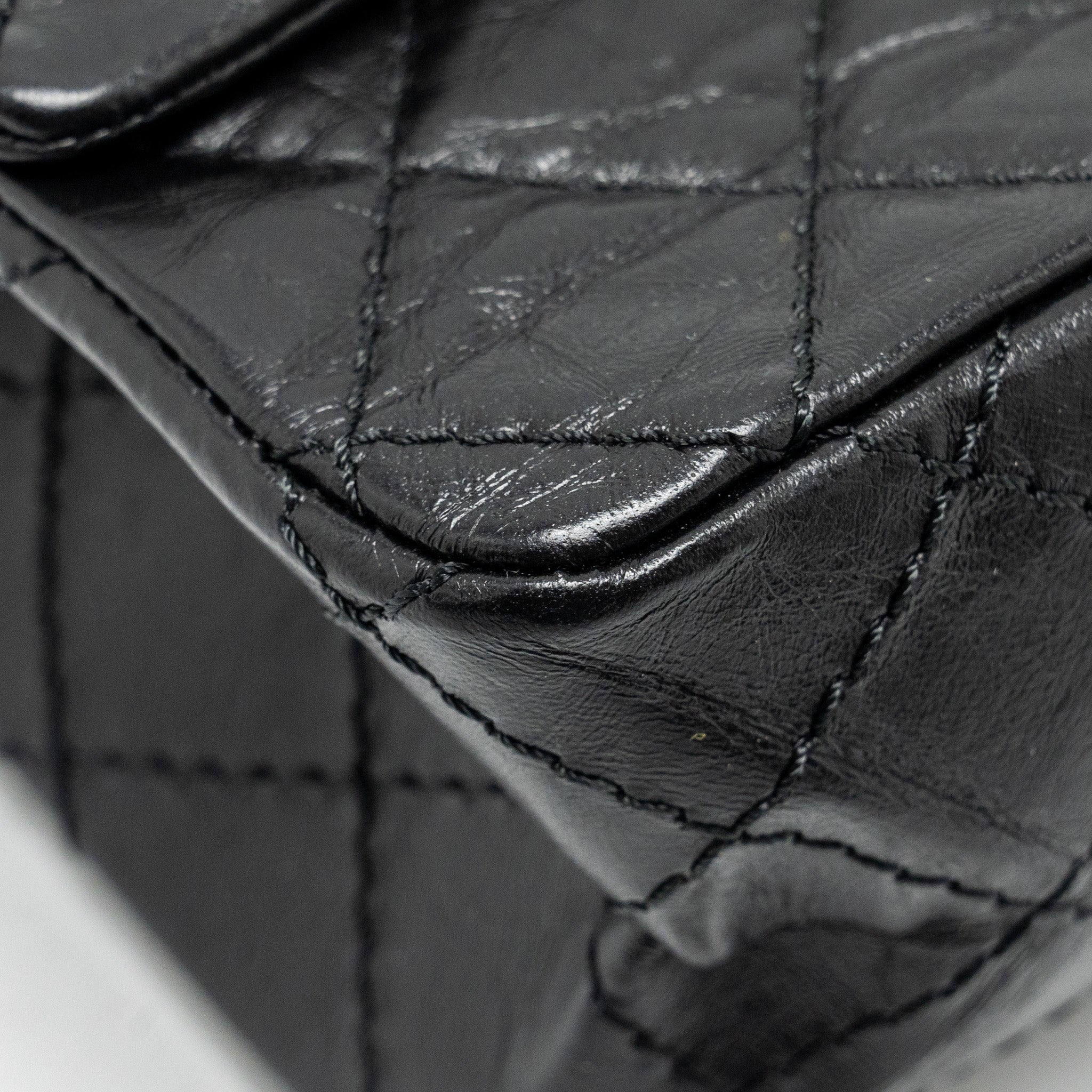 Chanel Mini 2.55 Reissue Aged Calfskin Black GHW - Image 8