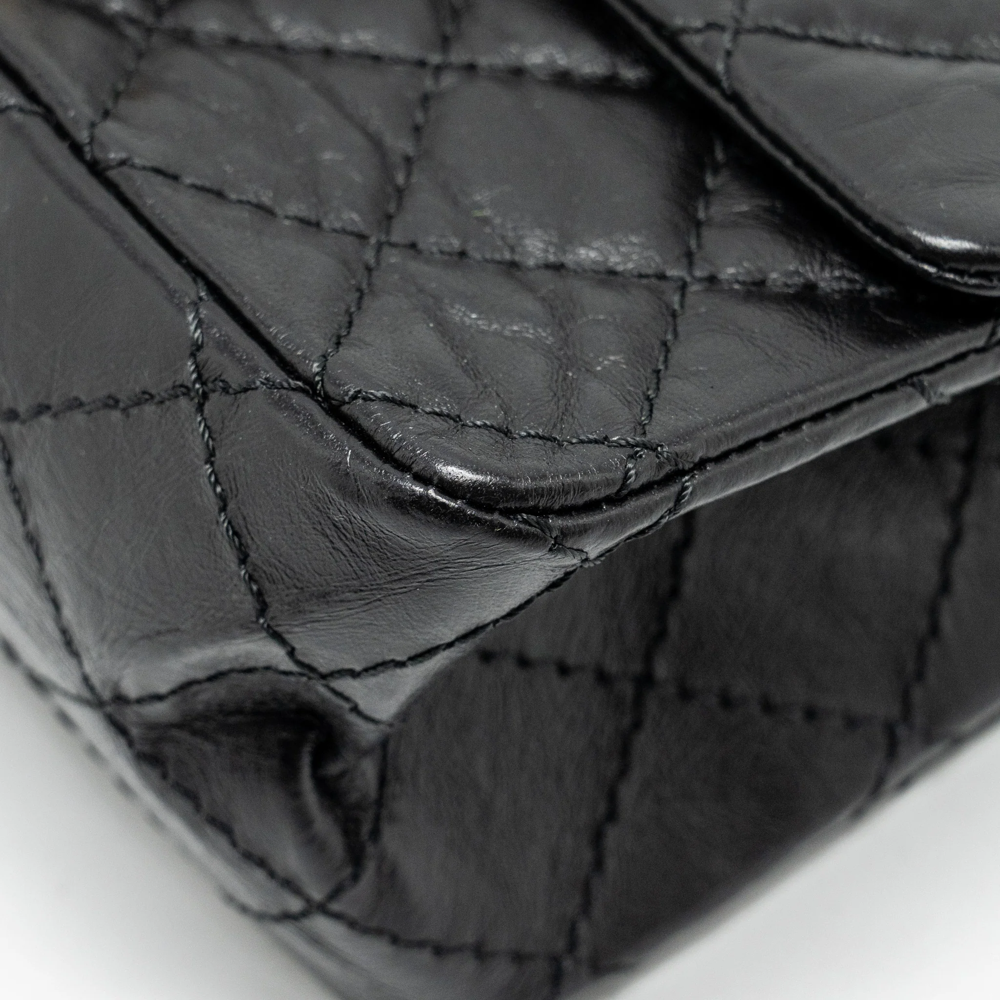Chanel Mini 2.55 Reissue Aged Calfskin Black GHW - Image 9