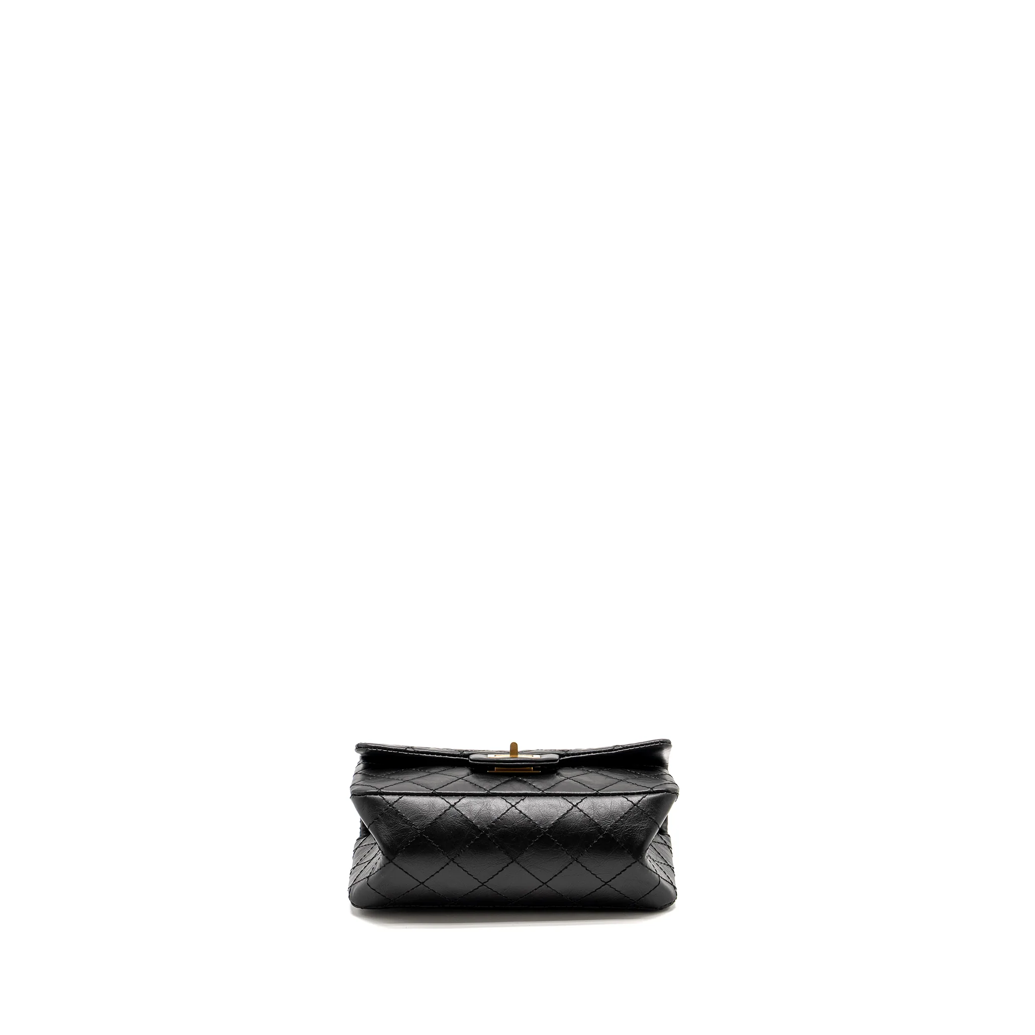 Chanel Mini 2.55 Reissue Aged Calfskin BLACK GHW (Microchip) - Image 5