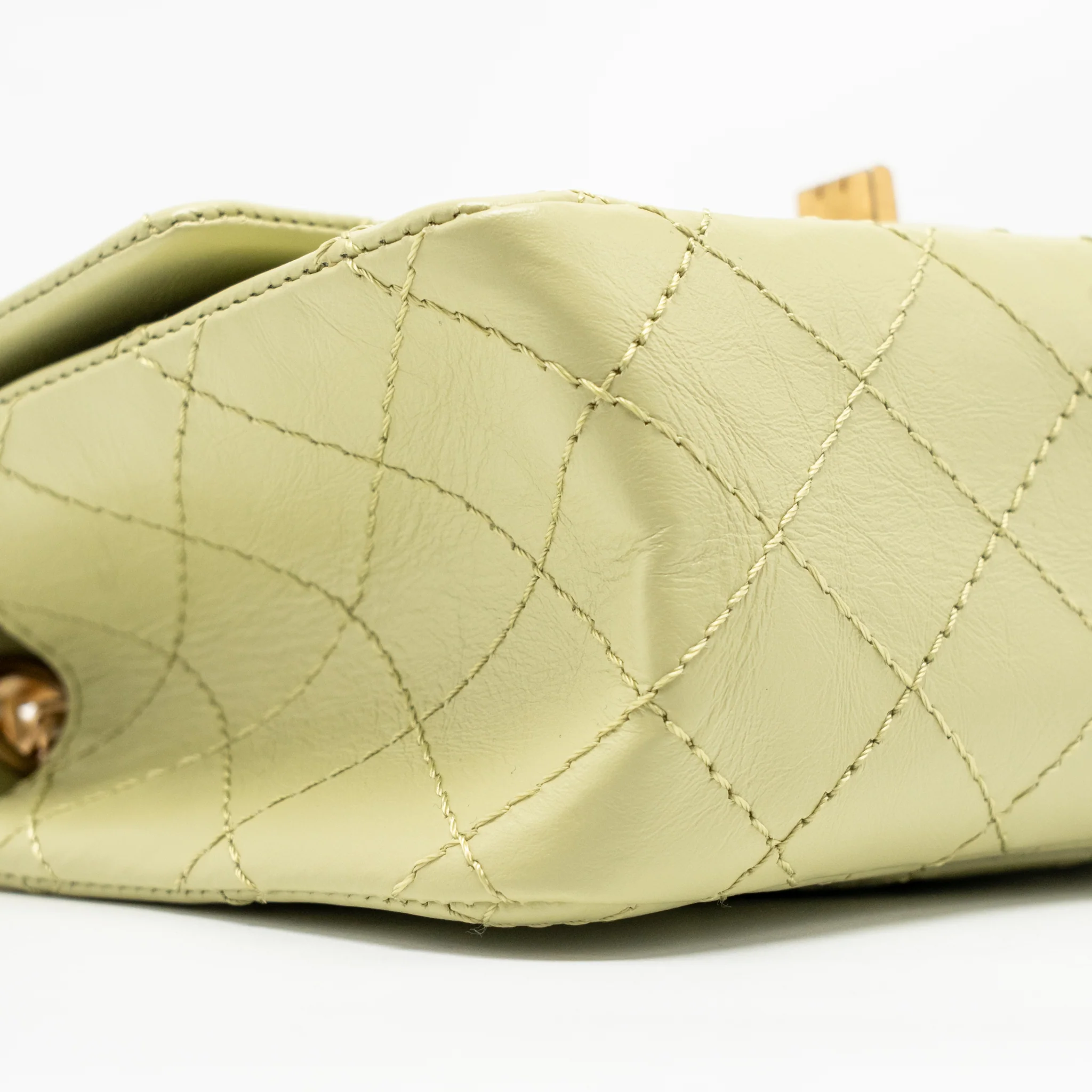 Chanel Mini 2.55 Reissue Aged Calfskin Green GHW - Image 6