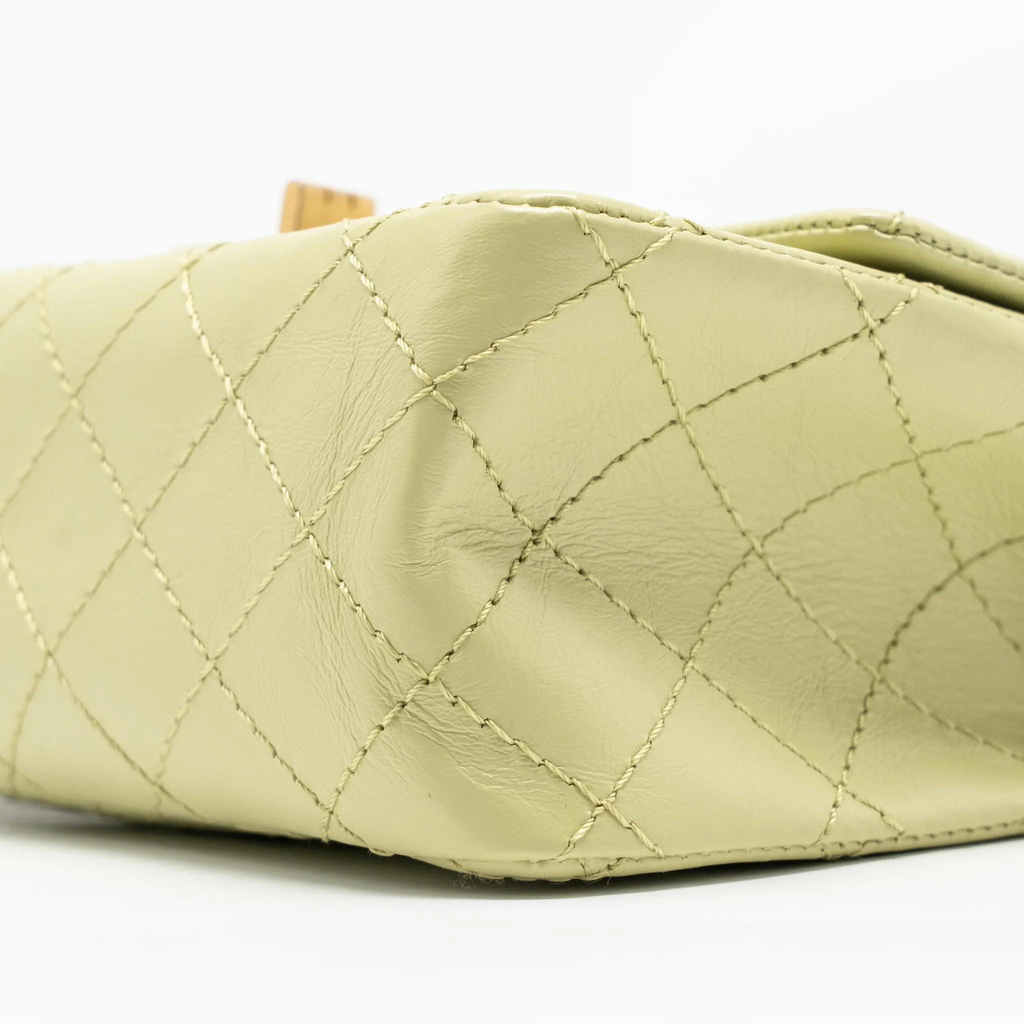 Chanel Mini 2.55 Reissue Aged Calfskin Green GHW - Image 7