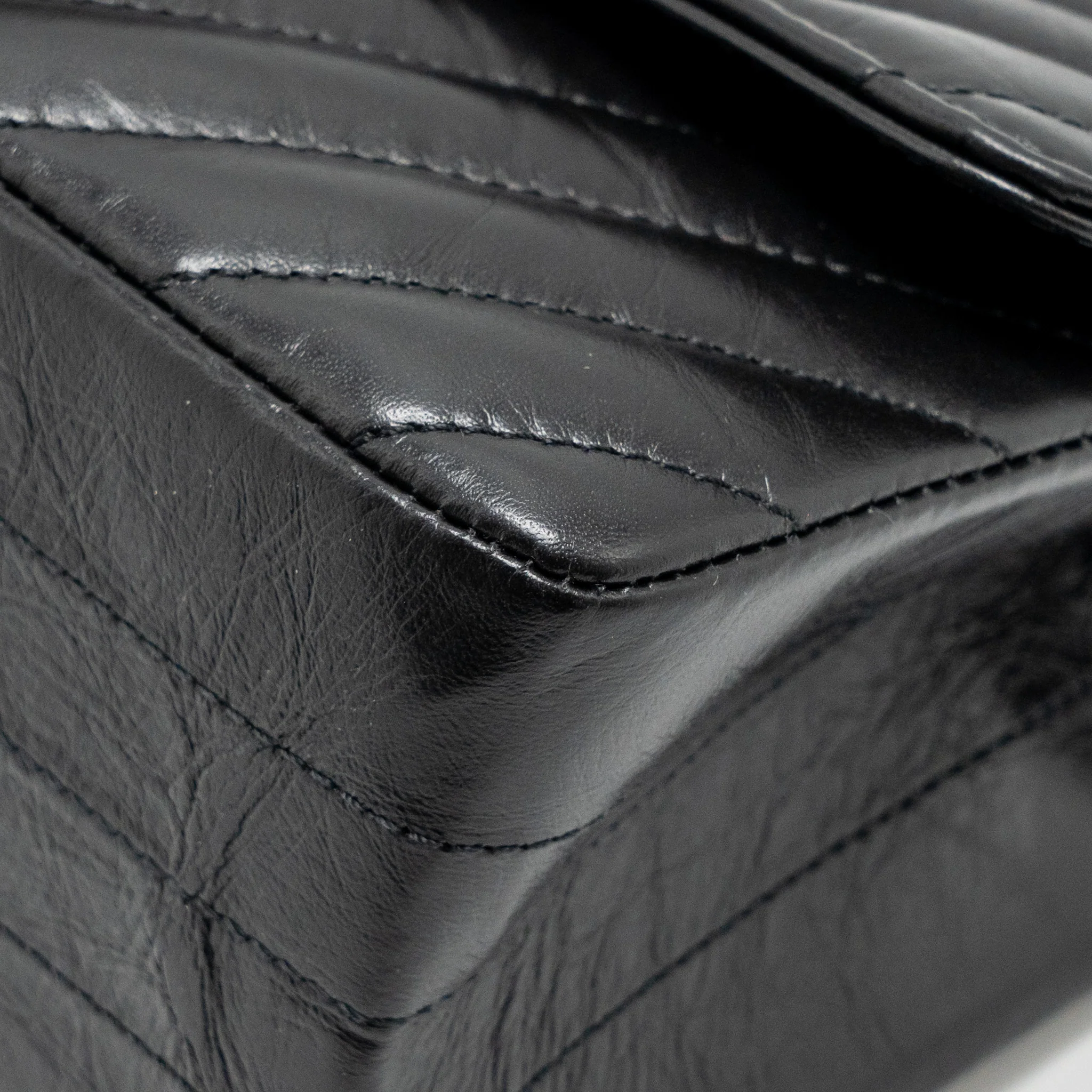 Chanel Mini 2.55 Reissue Chevron Calfskin SO Black - Image 9