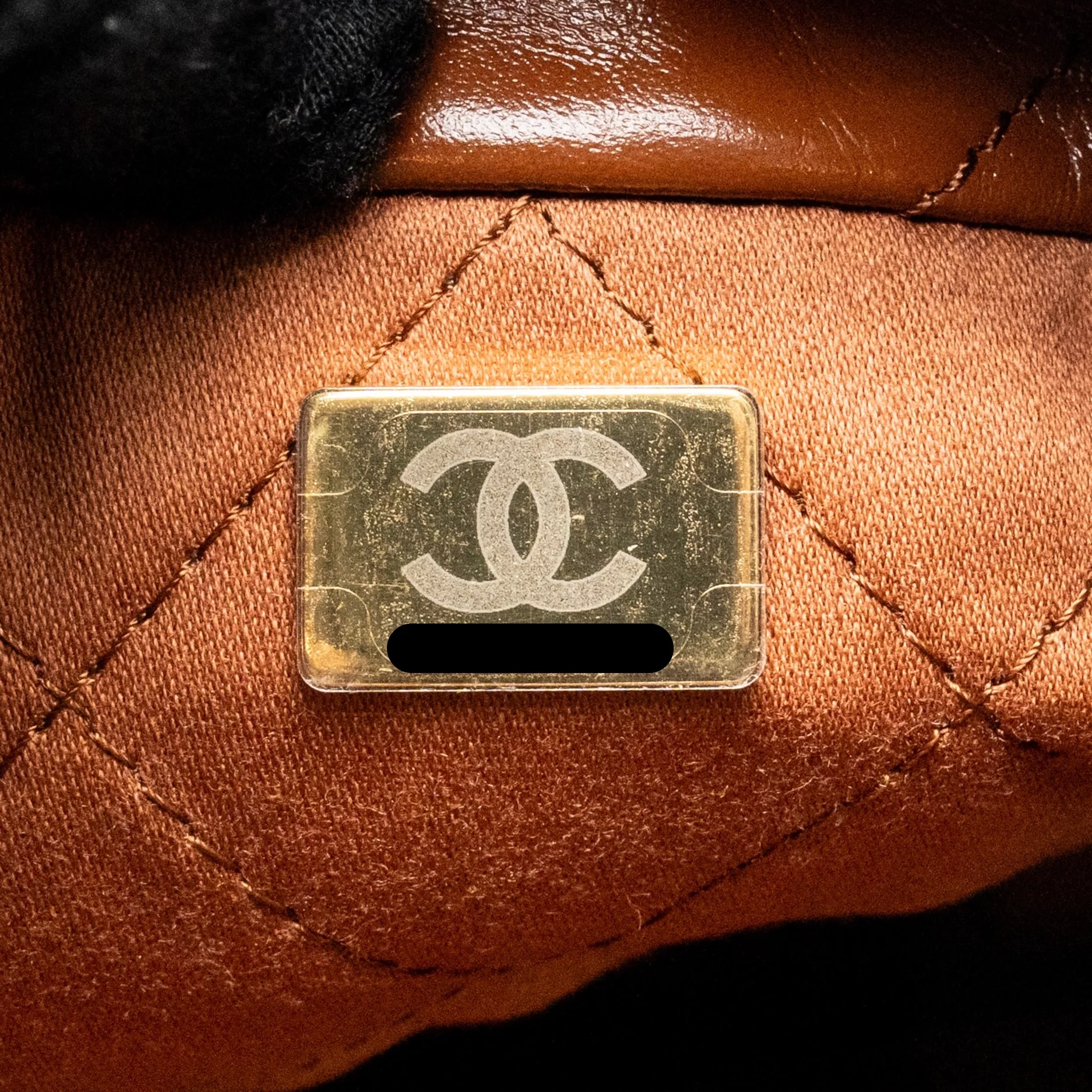 Chanel Mini 22 Bag Shiny Calfskin Caramel GHW (Microchip) - Image 15