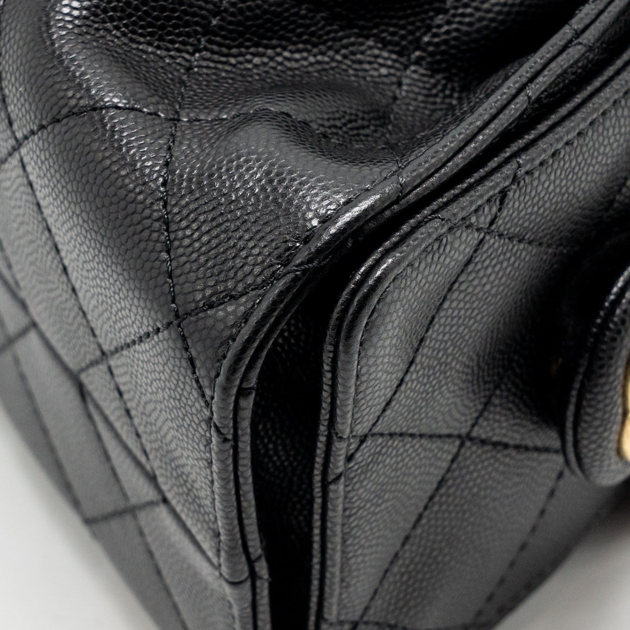 Chanel Mini 25 Bag Caviar black GHW (Microchip) - Image 12