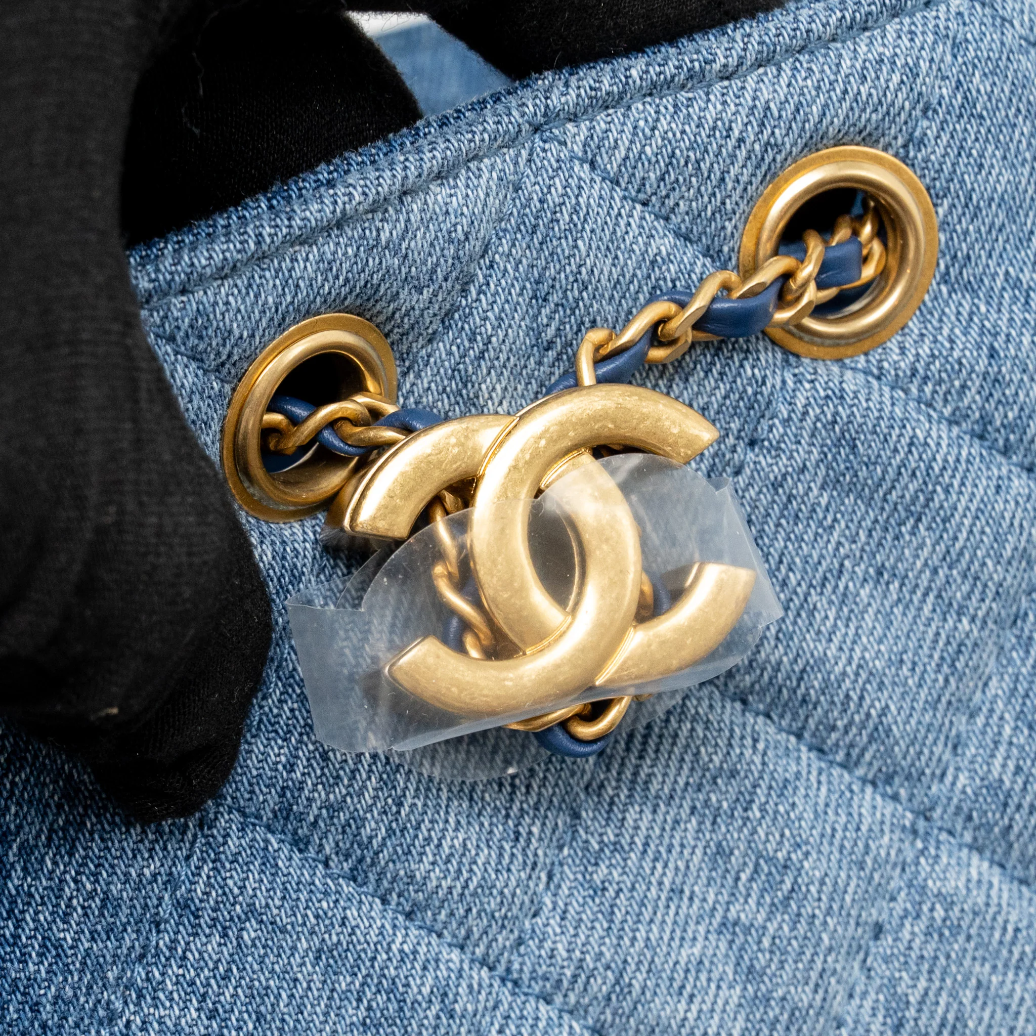 Chanel Mini 25 Bag Denim Blue GHW (Microchip) - Image 13