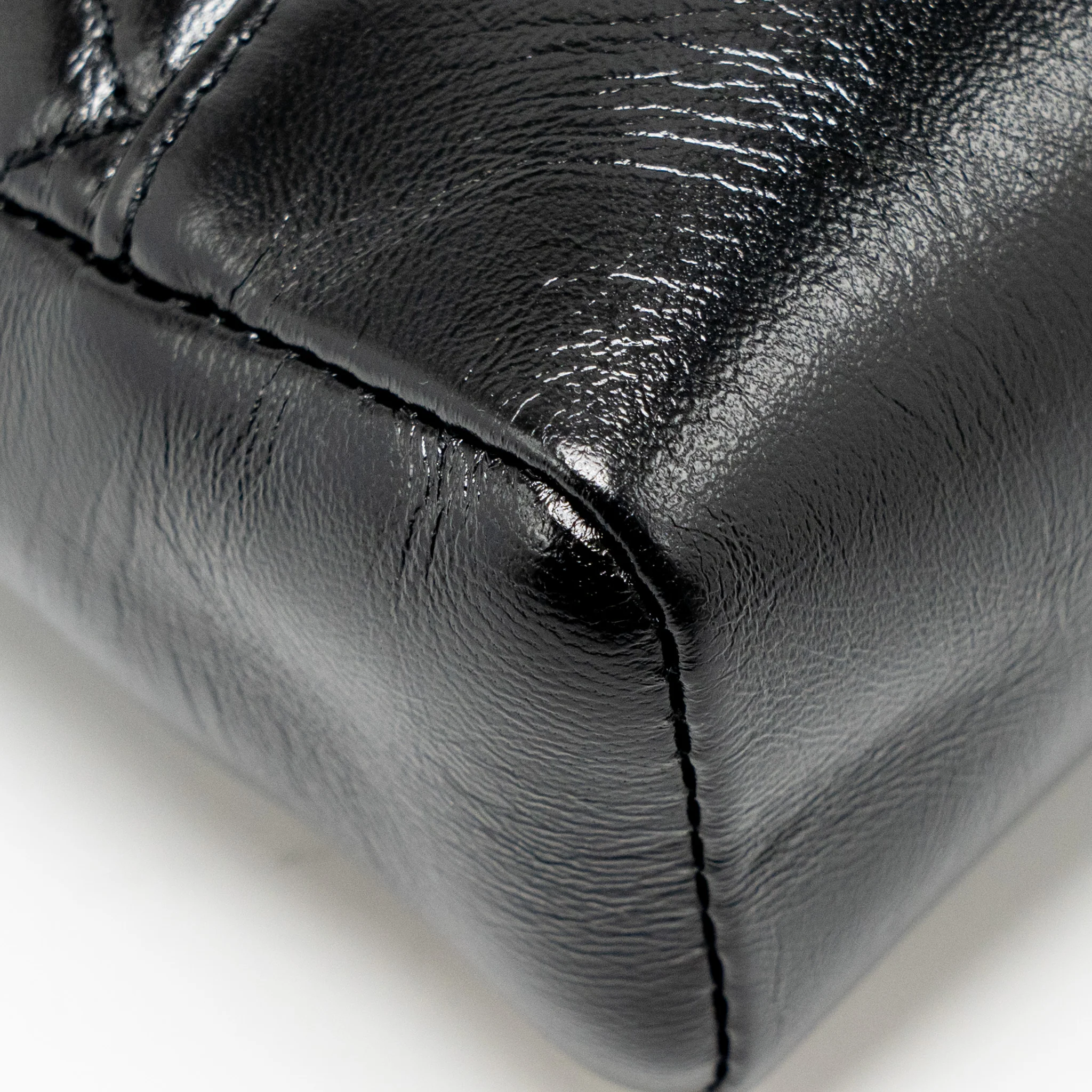 Chanel Mini 31 bag shiny lambskin black LGHW (microchip) - Image 10