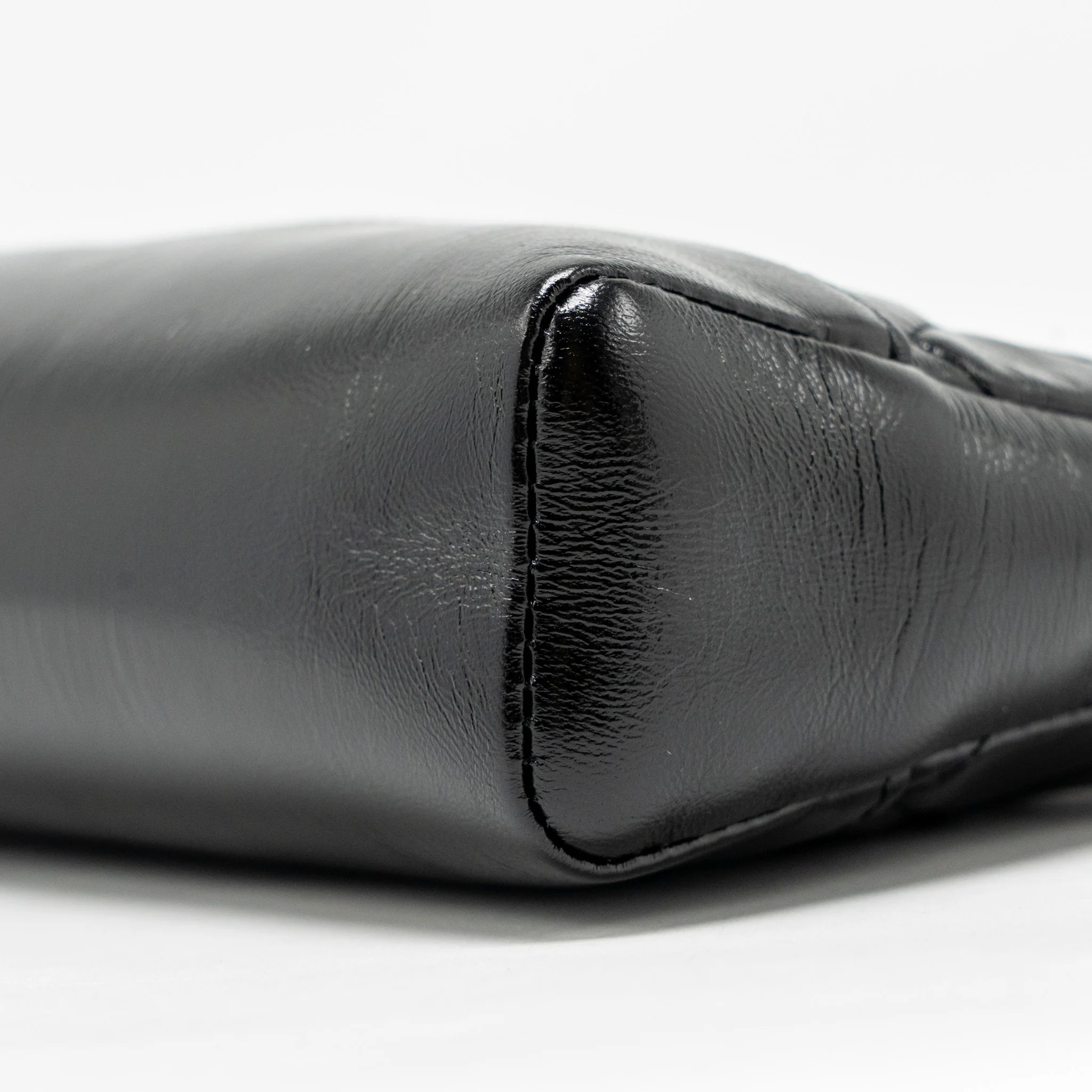 Chanel Mini 31 bag shiny lambskin black LGHW (microchip) - Image 7