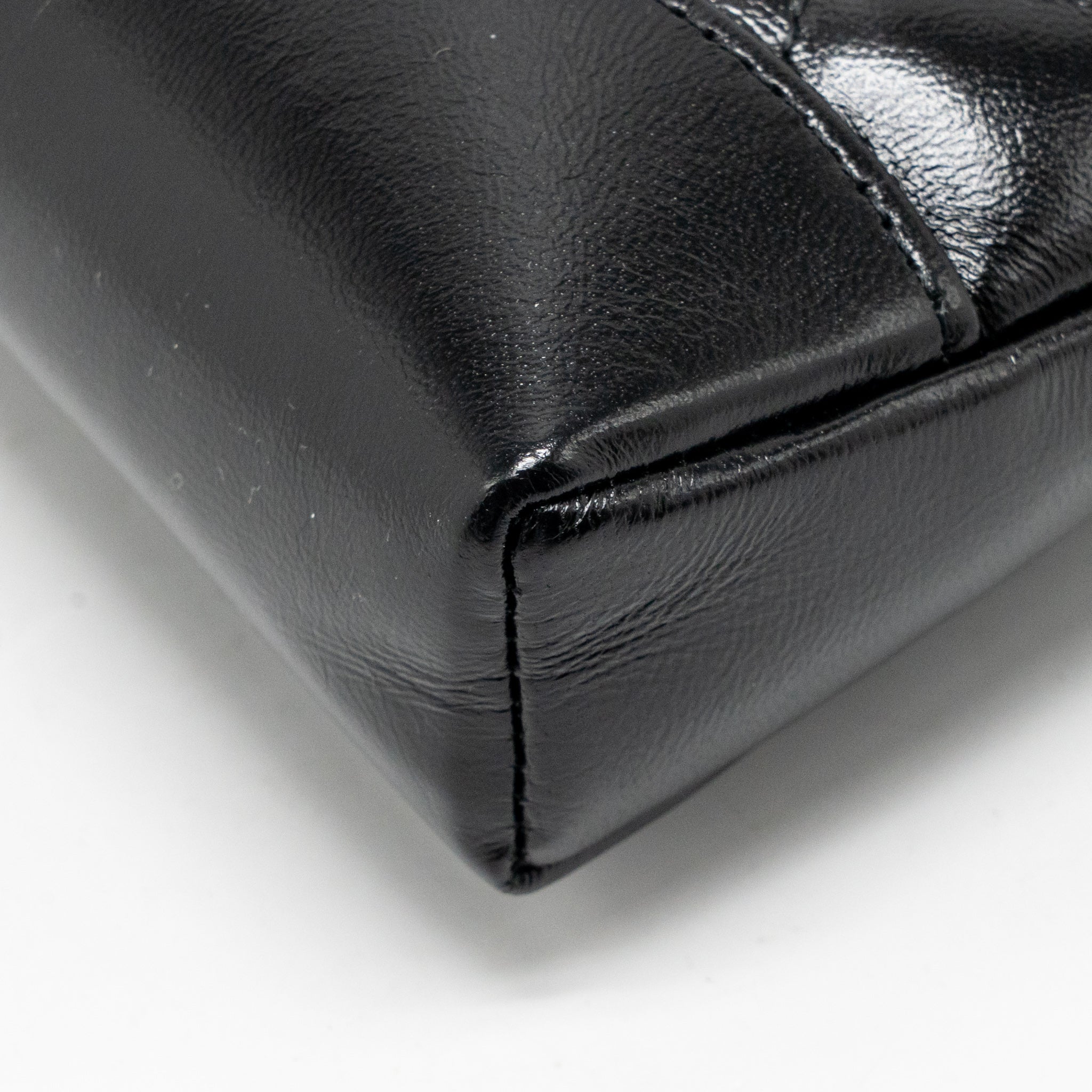 Chanel mini 31 clutch with chain shiny lambskin black LGHW (microchip) - Image 12