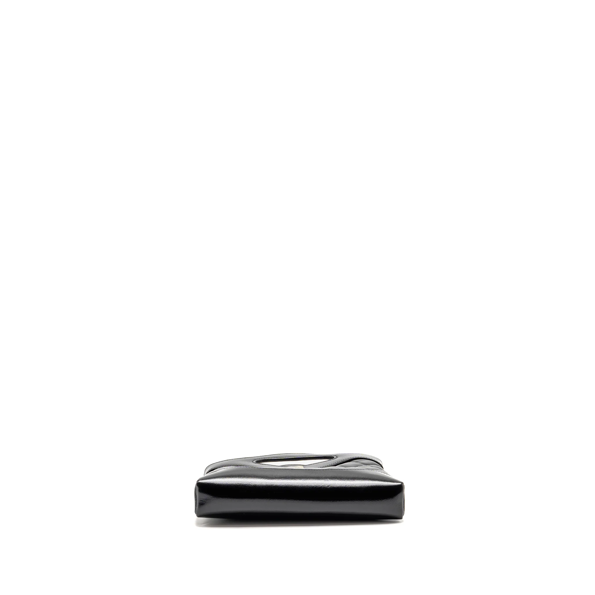 Chanel mini 31 clutch with chain shiny lambskin black LGHW (microchip) - Image 6