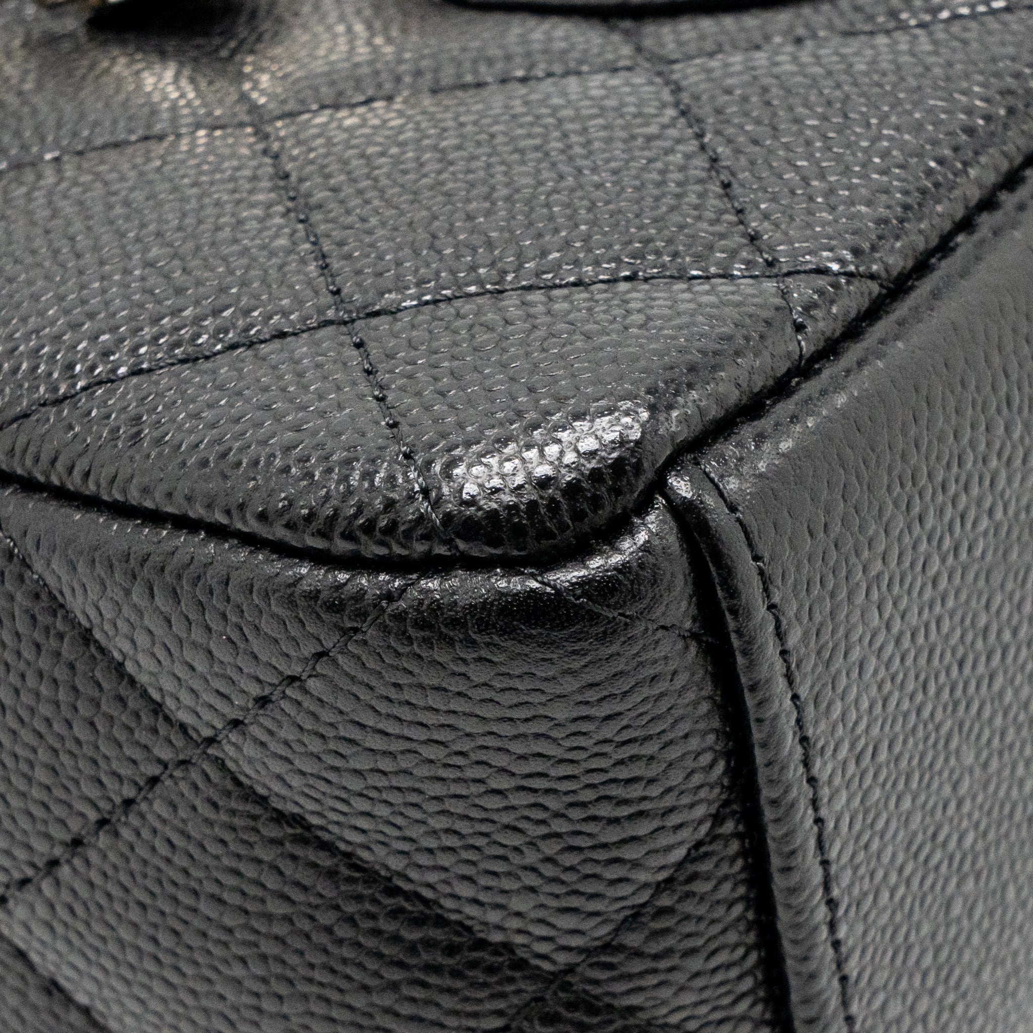Chanel mini backpack/crossbody bag caviar black LGHW (microchip) - Image 11