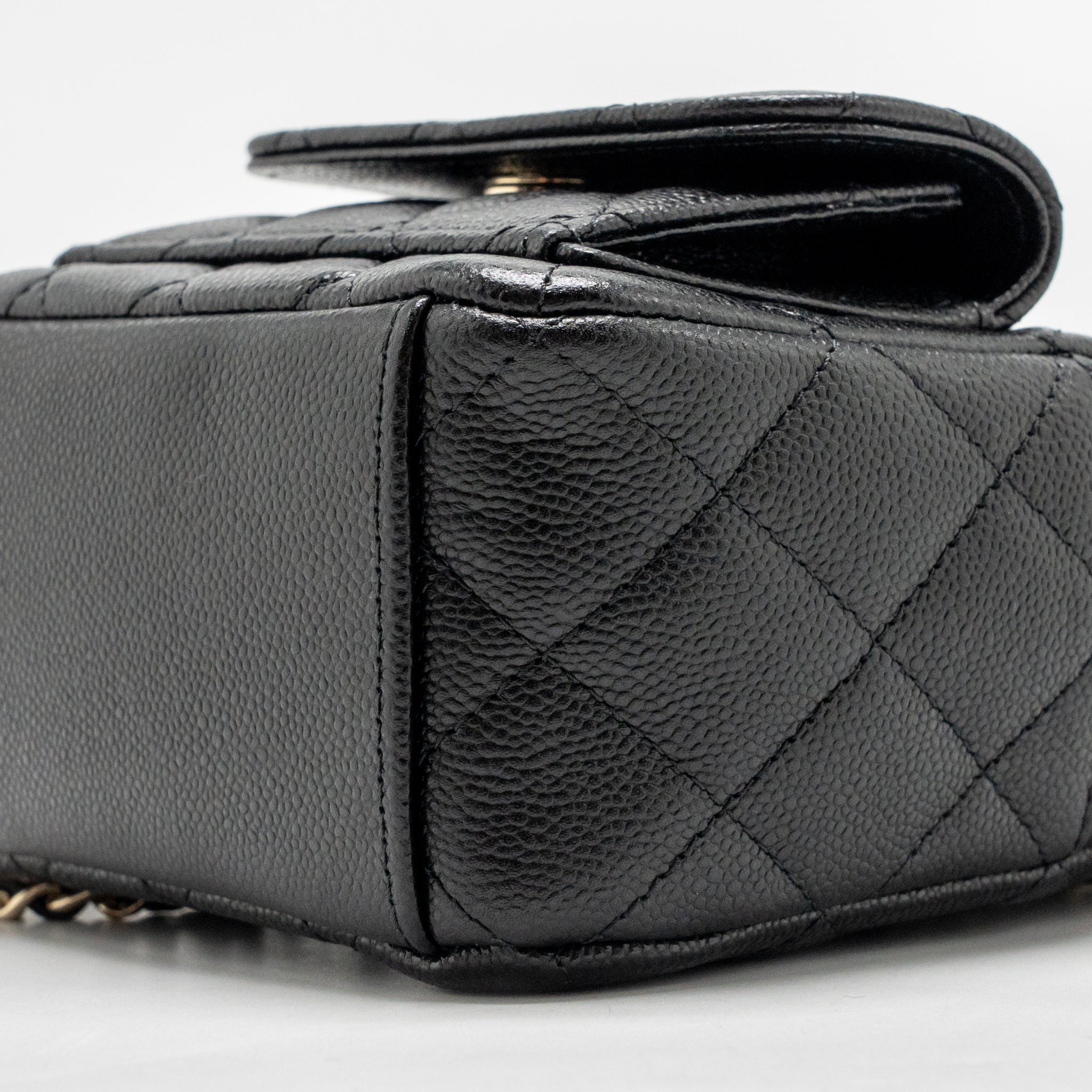 Chanel mini backpack/crossbody bag caviar black LGHW (microchip) - Image 8