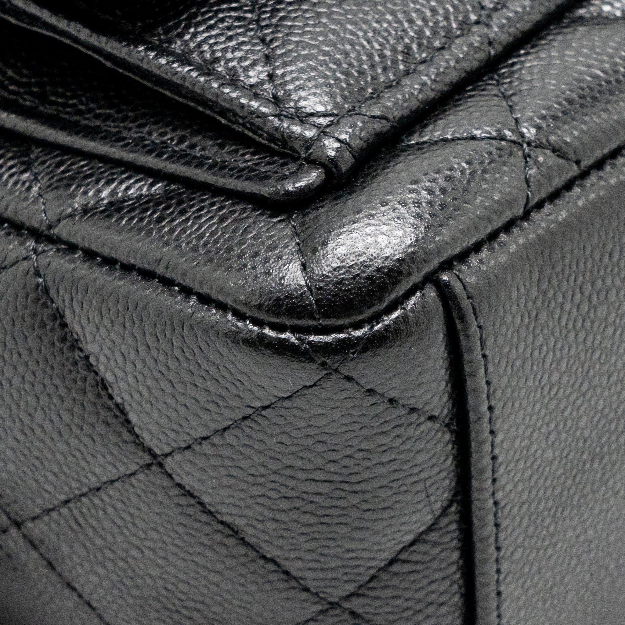 Chanel mini backpack/crossbody bag caviar black LGHW (microchip) - Image 9