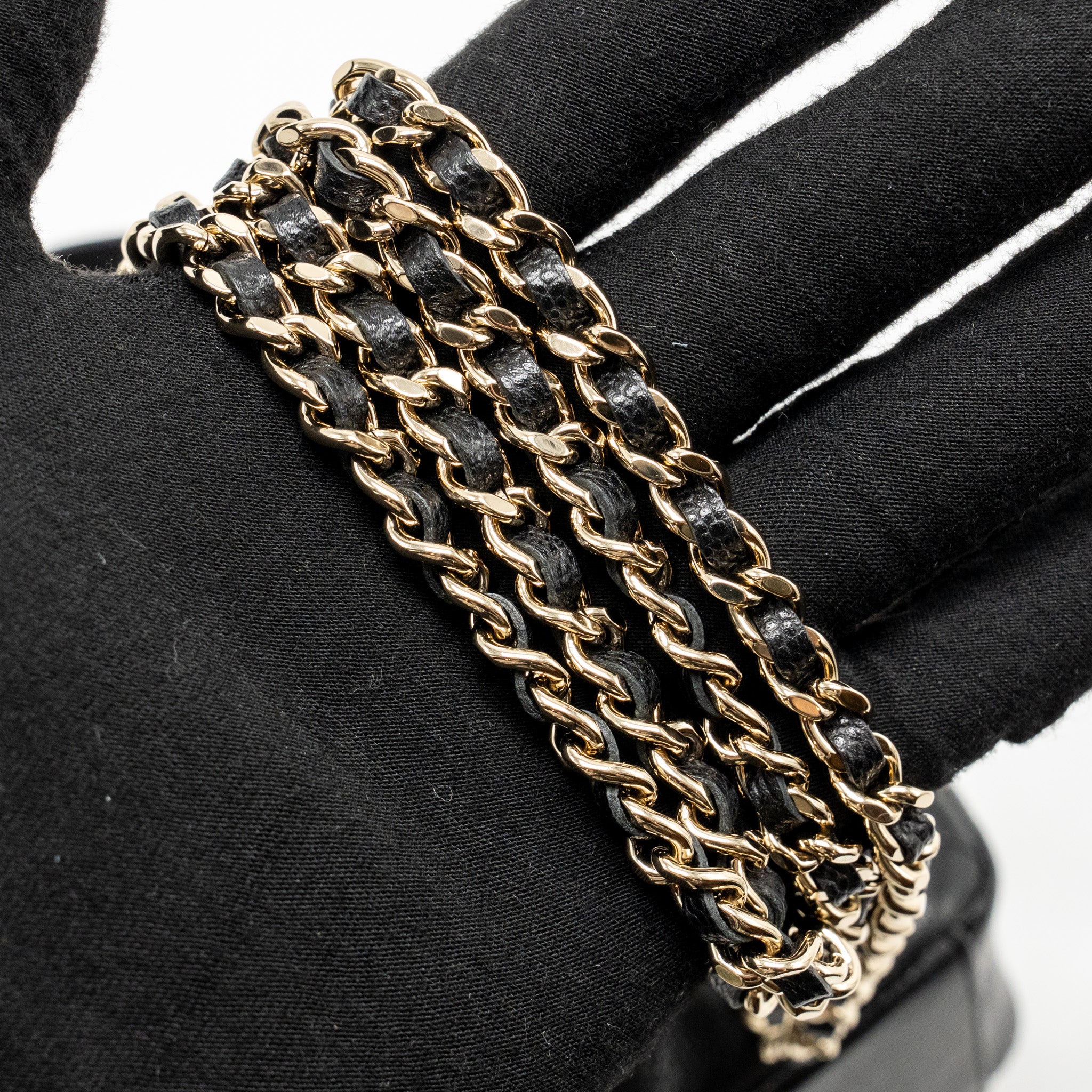 Chanel Mini backpack / crossbody bag caviar black LGHW (microchip) - Image 17