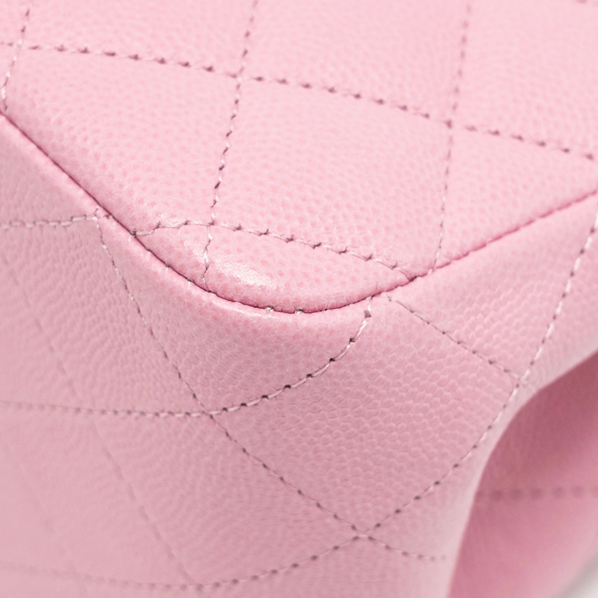 Chanel Mini Bucket hobo bag caviar pink LGHW (microchip) - Image 11