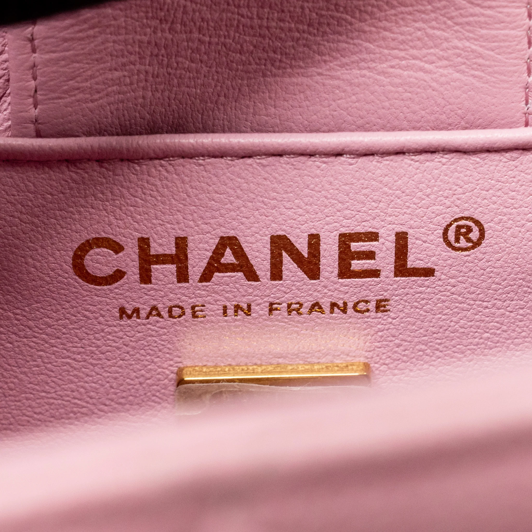 Chanel Mini Bucket hobo bag caviar pink LGHW (microchip) - Image 14