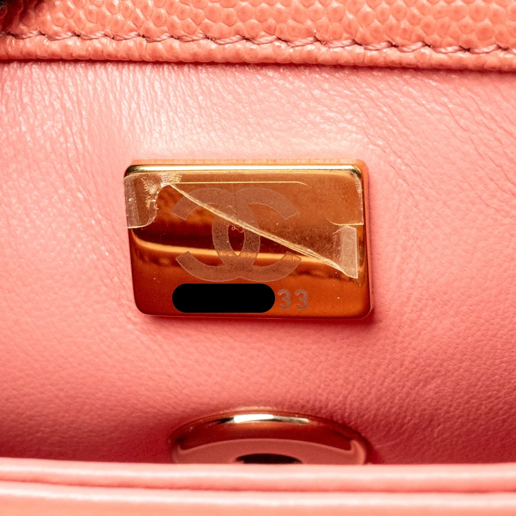 Chanel Mini Coco Handle Caviar Pink LGHW (Microchip) - Image 17