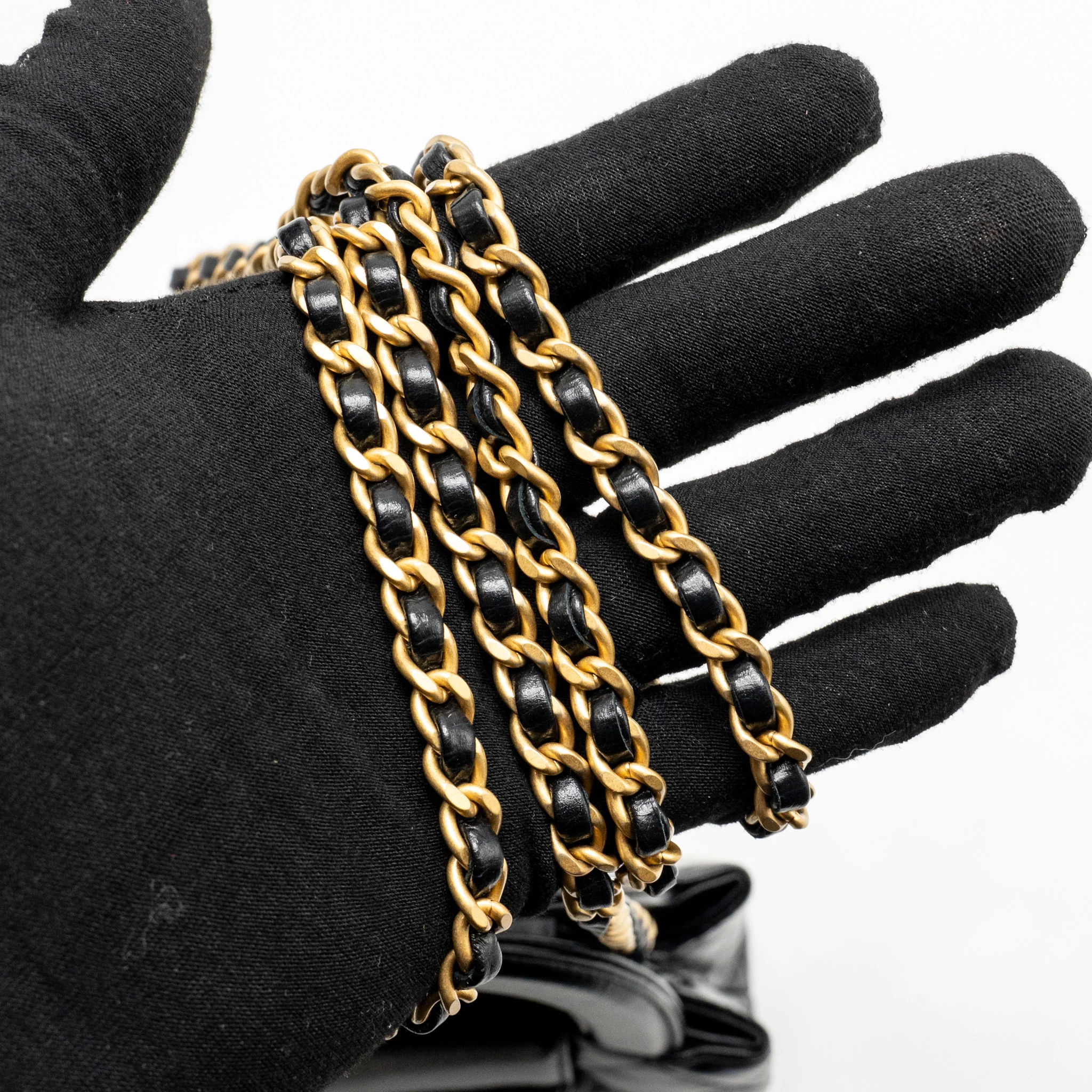 Chanel Mini Kelly Shopping Tote Bag Calfskin Black GHW (microchip) - Image 17