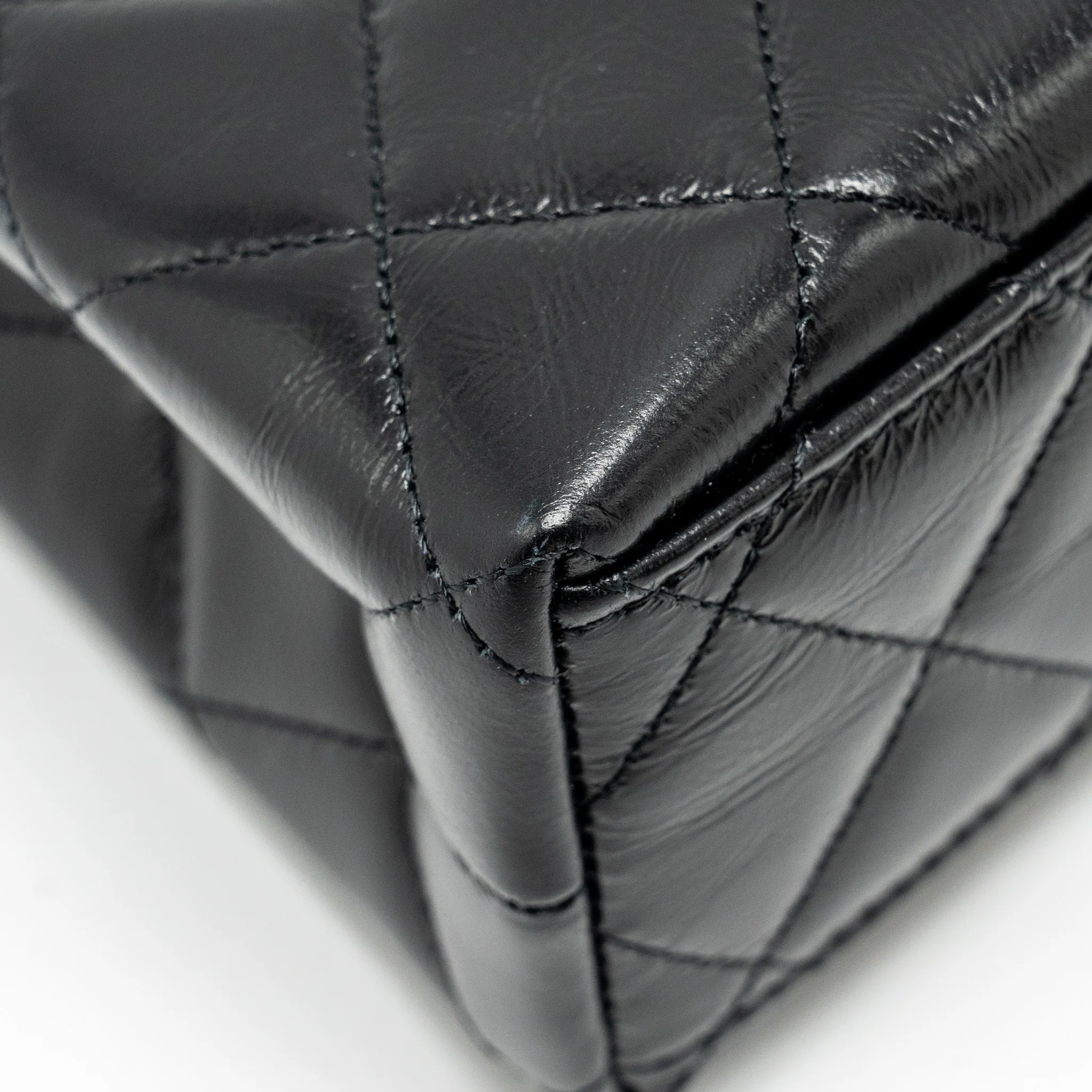 Chanel Mini Kelly Shopping TOTE Bag Calfskin Black GHW (Microchip) - Image 9