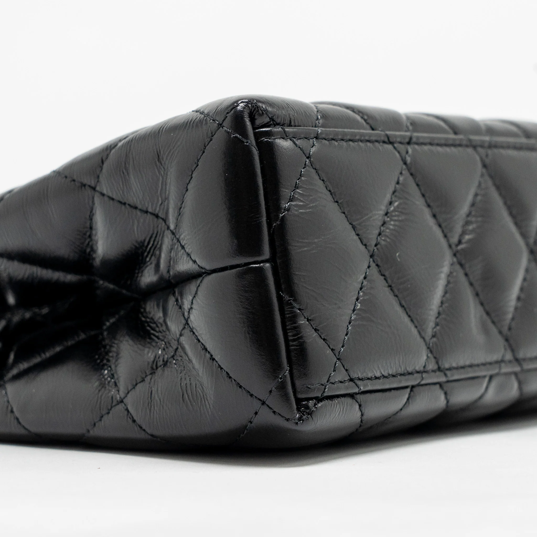 CHANEL Mini Kelly Shopping Tote Bag Calfskin Black GHW (Microchip) - Image 6