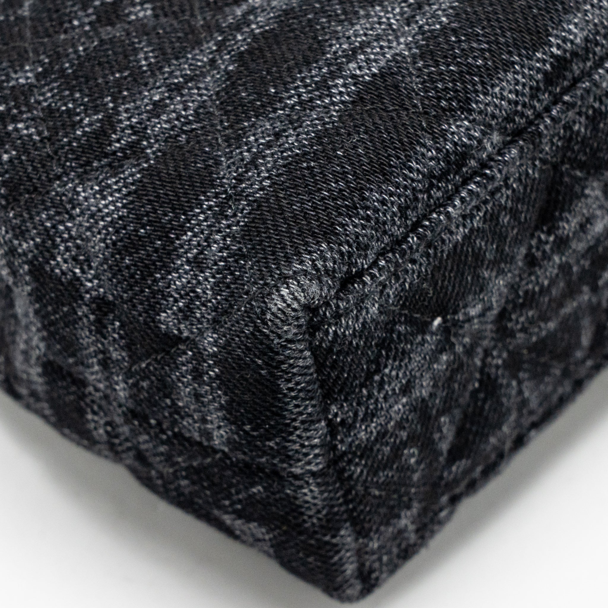 Chanel Mini Kelly Shopping Tote Bag Denim Black/Grey SHW (Microchip) - Image 9