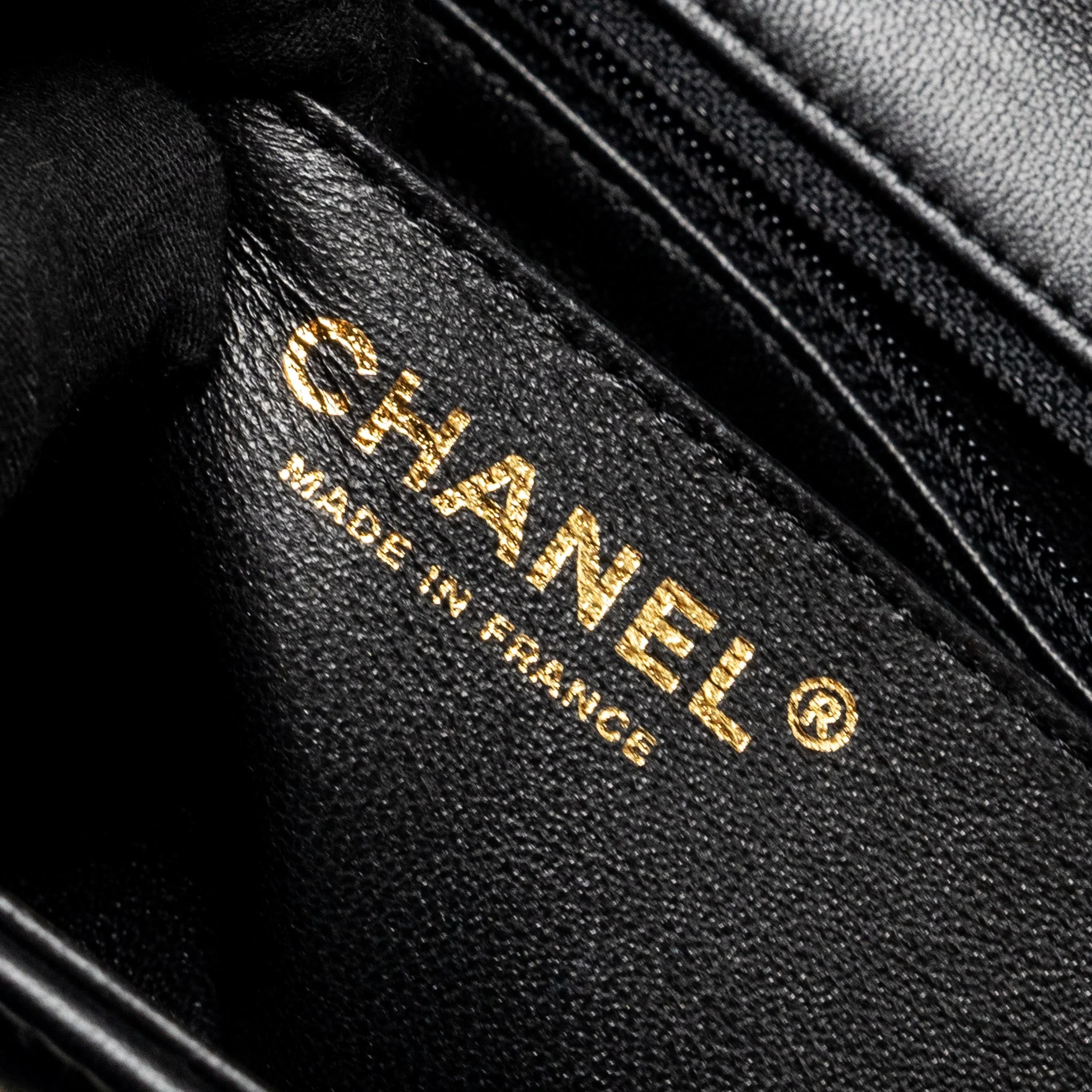 Chanel Mini Rectangular Flap Bag Charms Limited Edition Lambskin Black Silver/Gold Hardware - Image 18