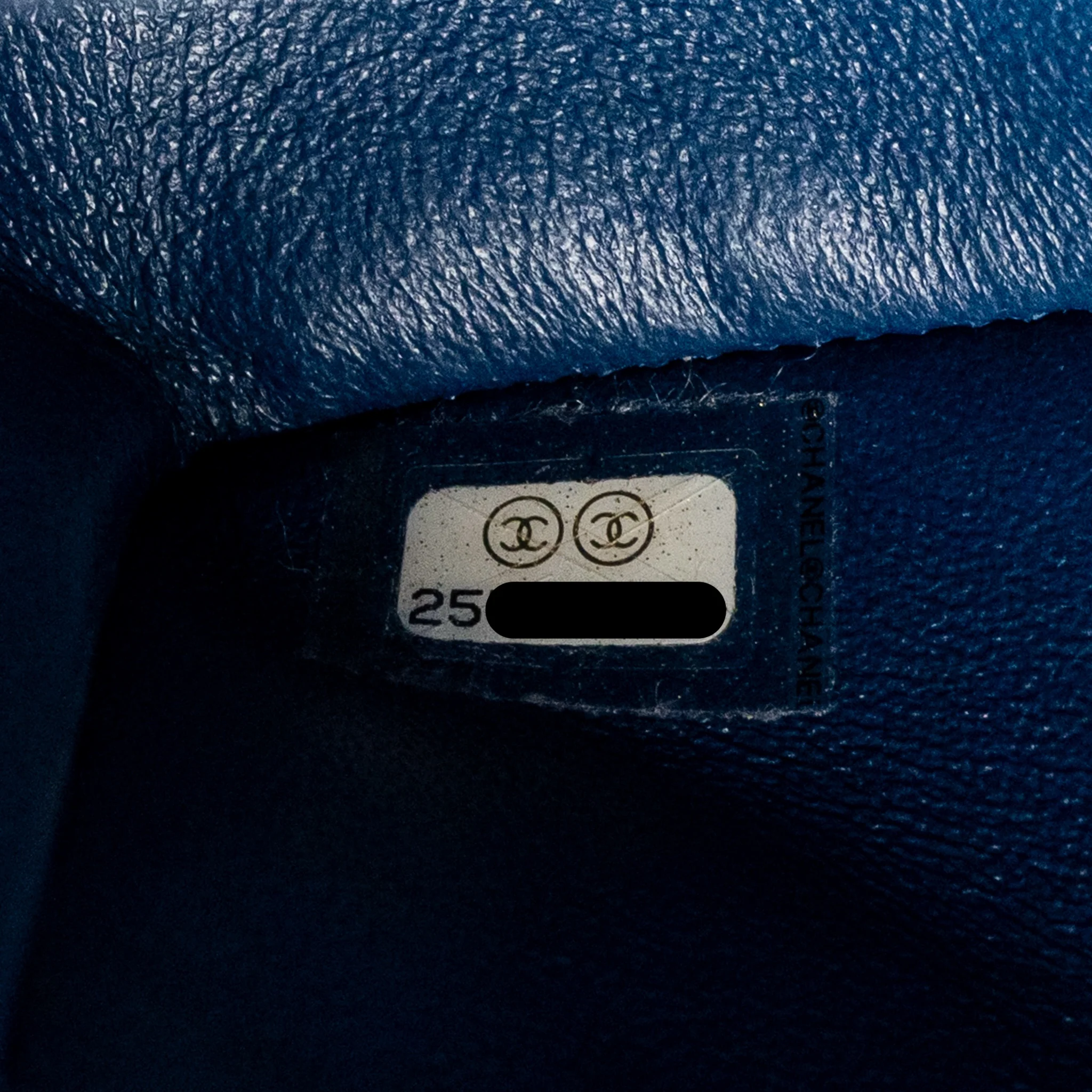 Chanel Mini Rectangular Flap Bag Lambskin Navy SHW - Image 18