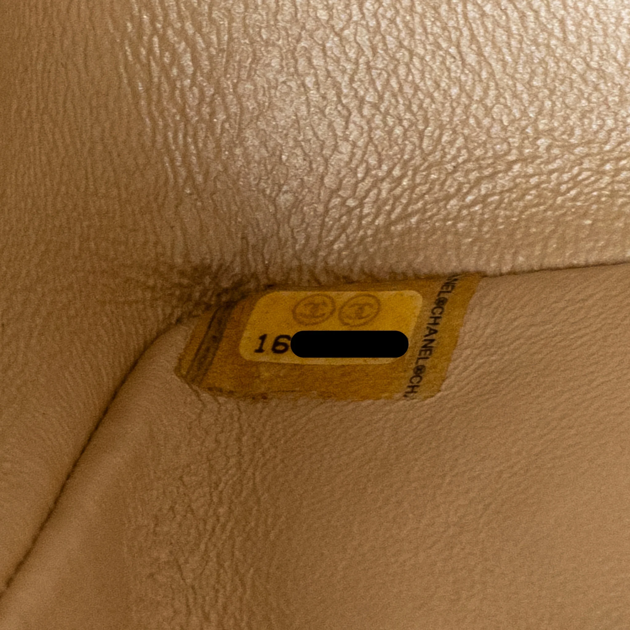 Chanel Mini Square flap Bag Lambskin Gold GHW - Image 17