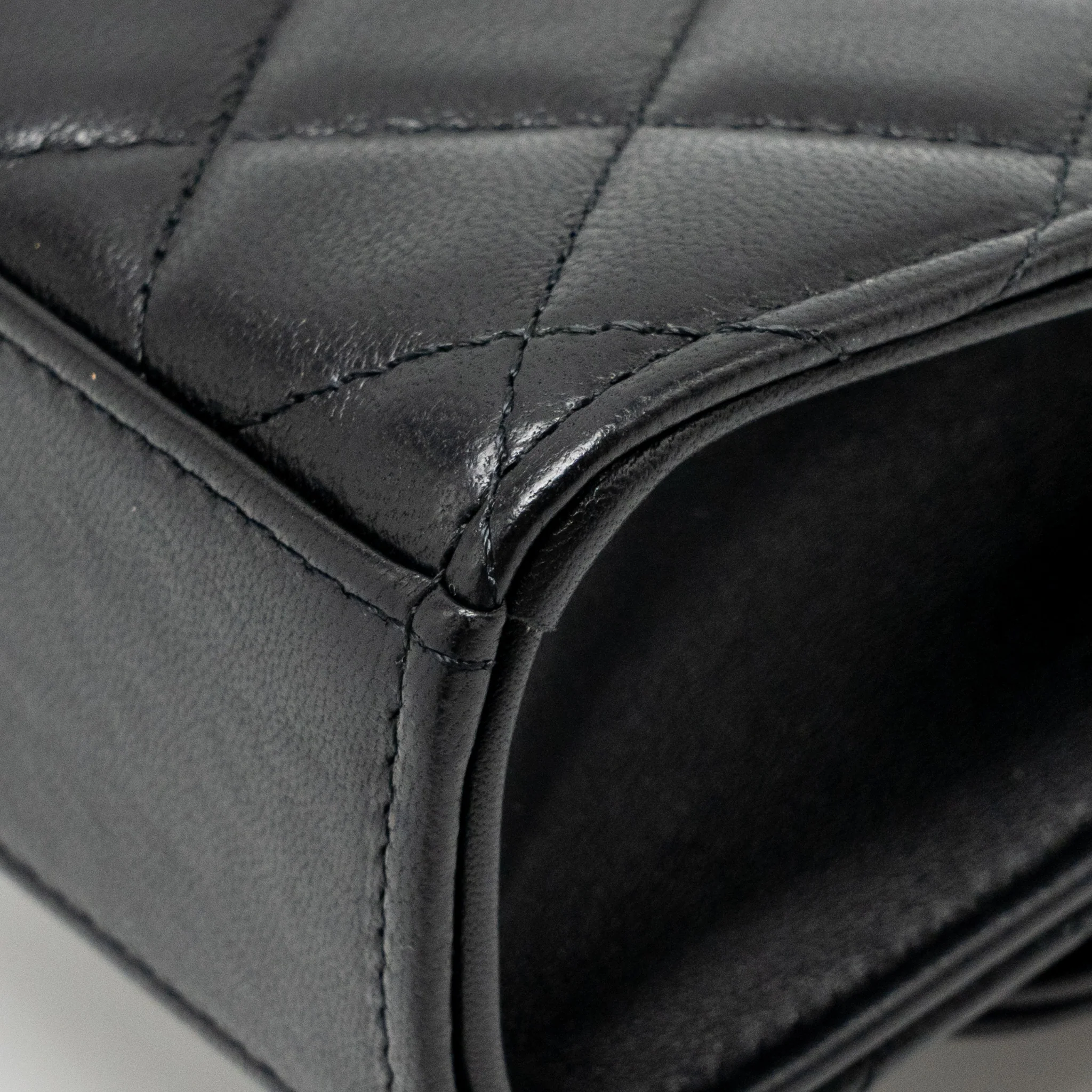 Chanel mini trendy cc clutch with chain lambskin black LGHW - Image 12