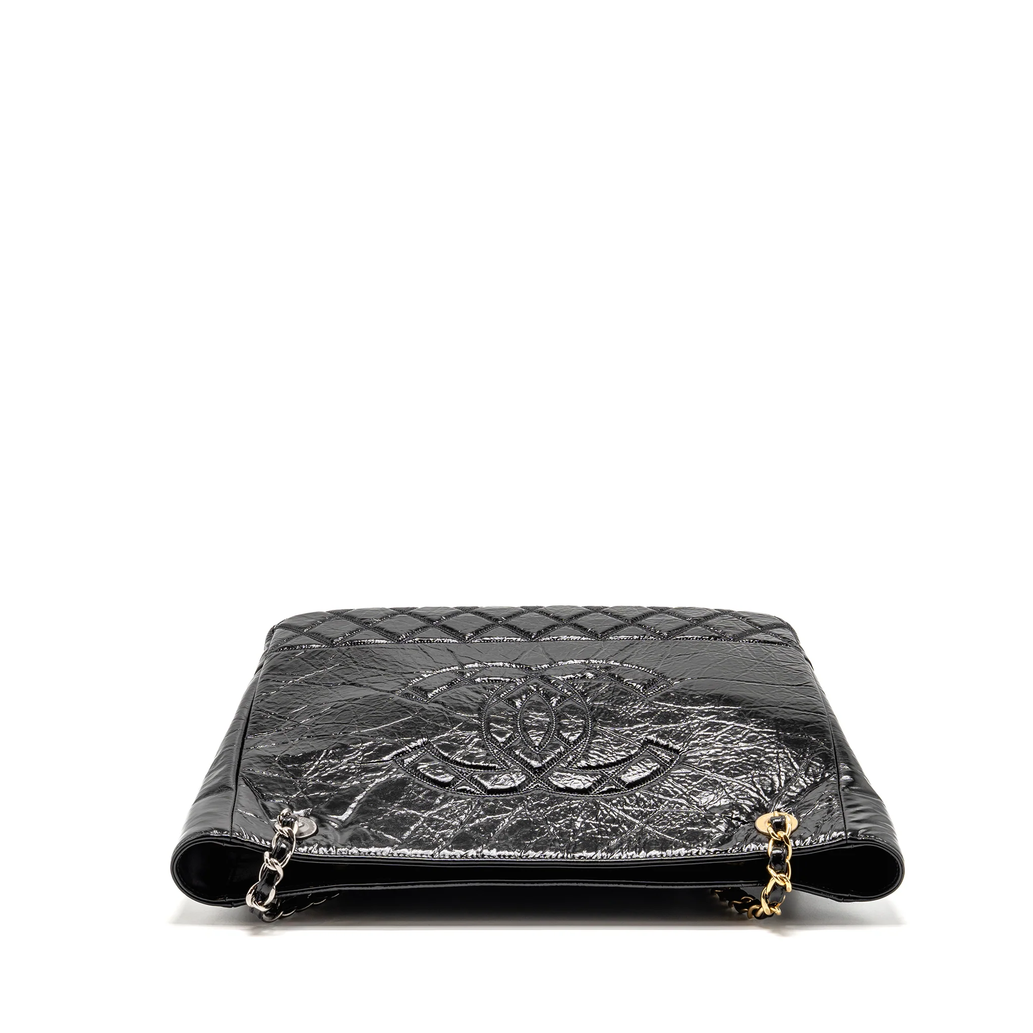 Chanel Paris-31 rue Cambon timeless shopping tote quilted shiny aged calfskin black multicoloured hardware - Image 5