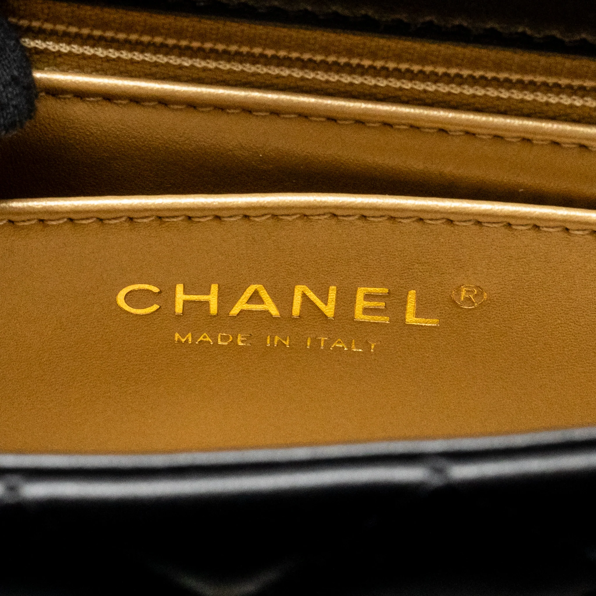 CHANEL Pearl Crush Mini Rectangular Flap Bag Lambskin Black GHW (Microchip) - Image 16