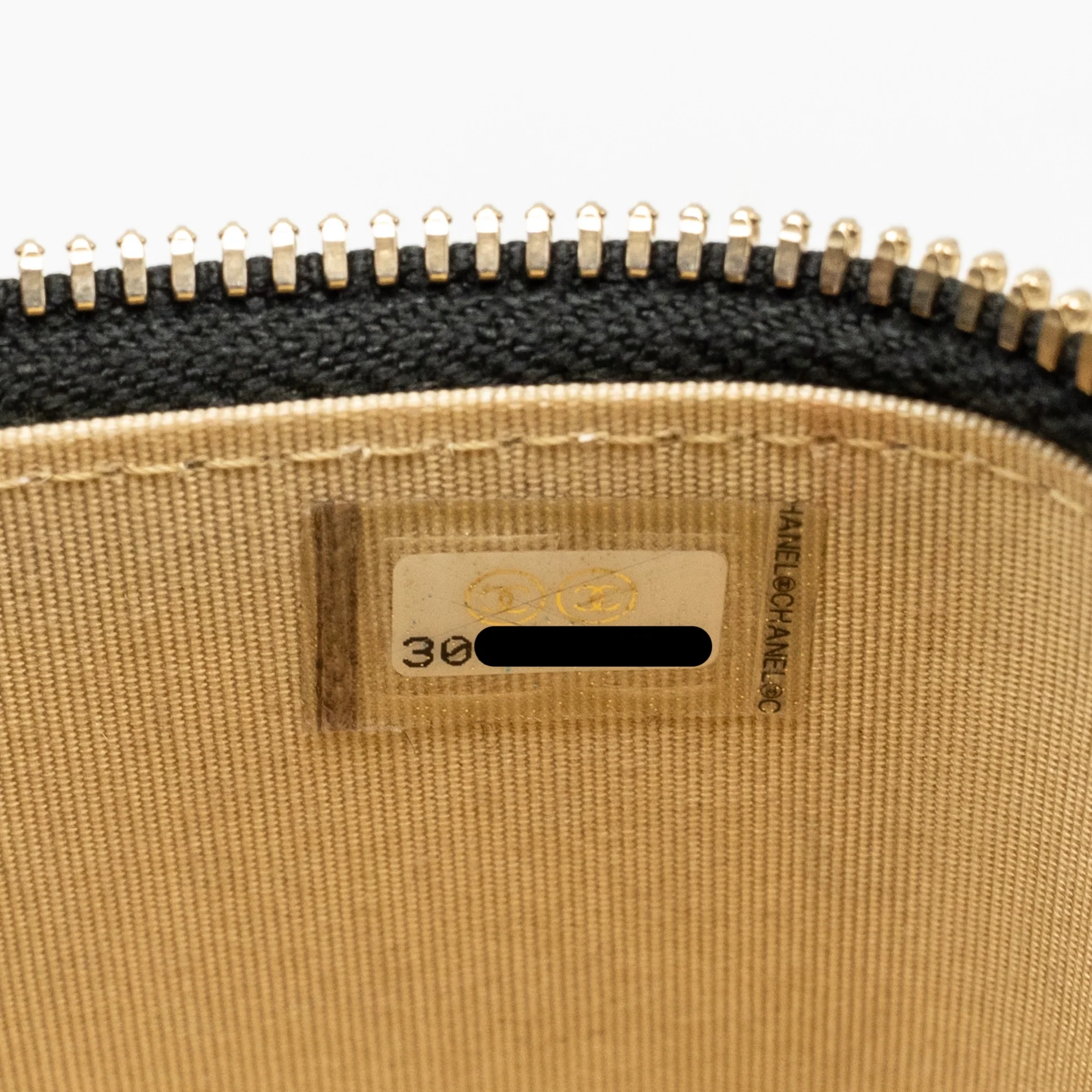 Chanel Pearl Crush Mini Vanity with Chain Lambskin Black GHW - Image 17