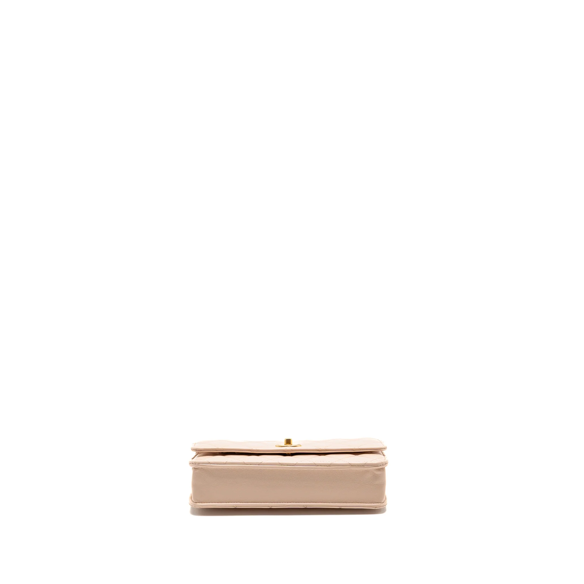 Chanel Pearl Crush Wallet On Chain Lambskin Light Pink GHW (Microchip) - Image 5