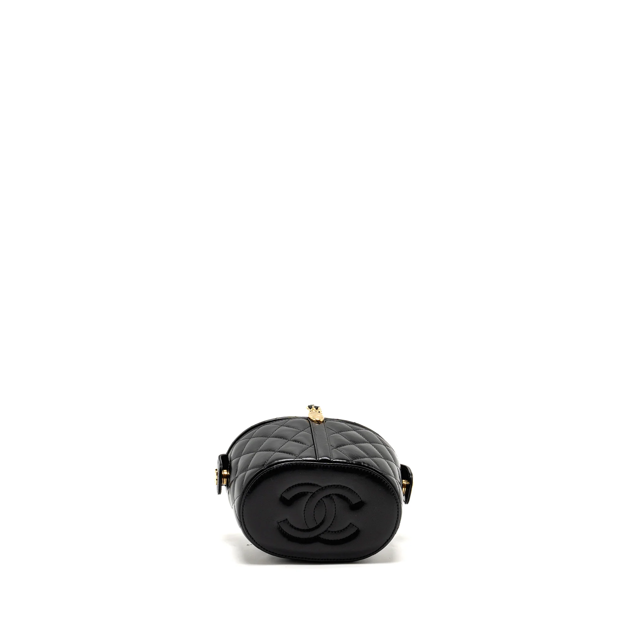 Chanel picnic vanity lambskin black GHW (microchip) - Image 5